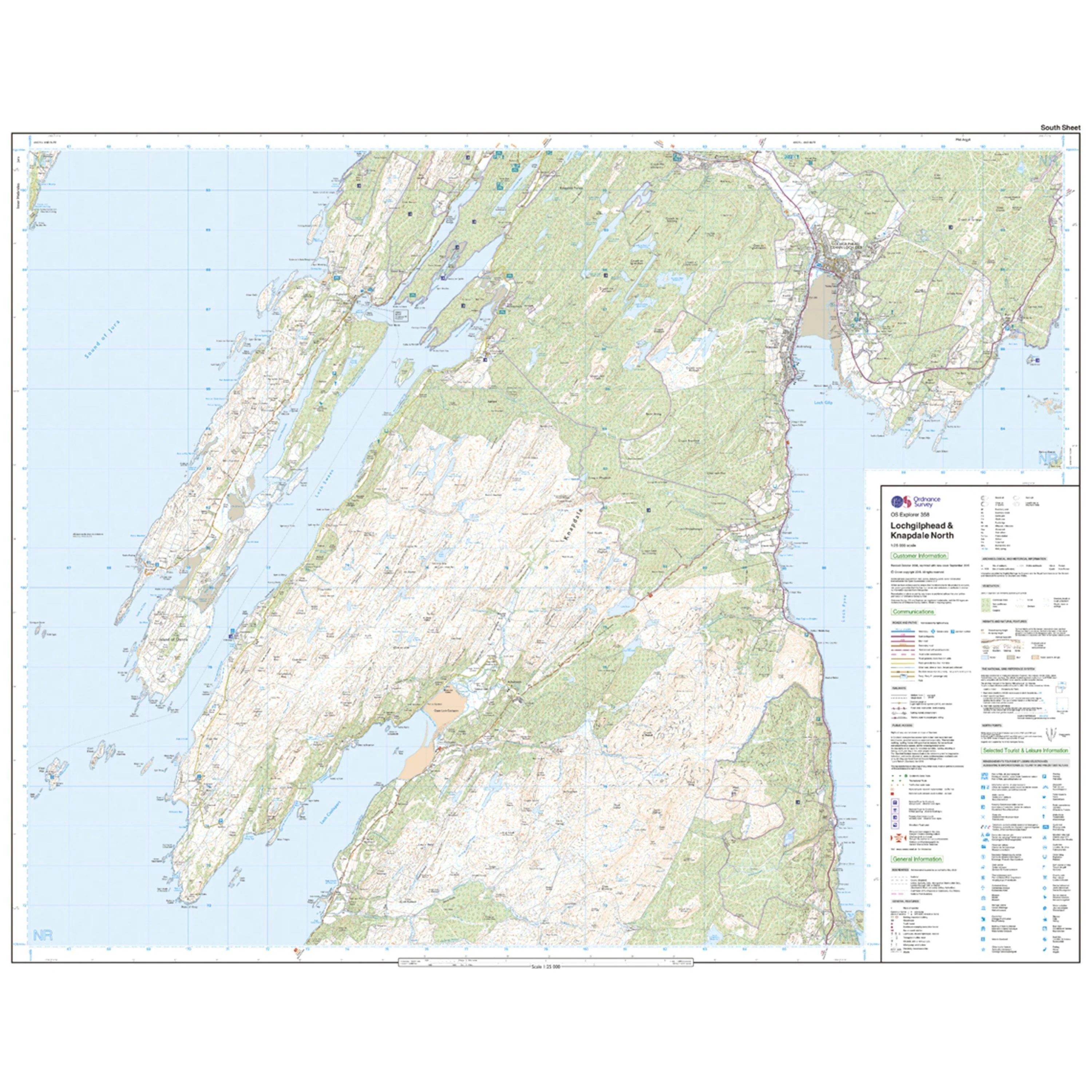Explorer 358 Lochgilphead & Knapdale North Map With Digital Version - Image 4