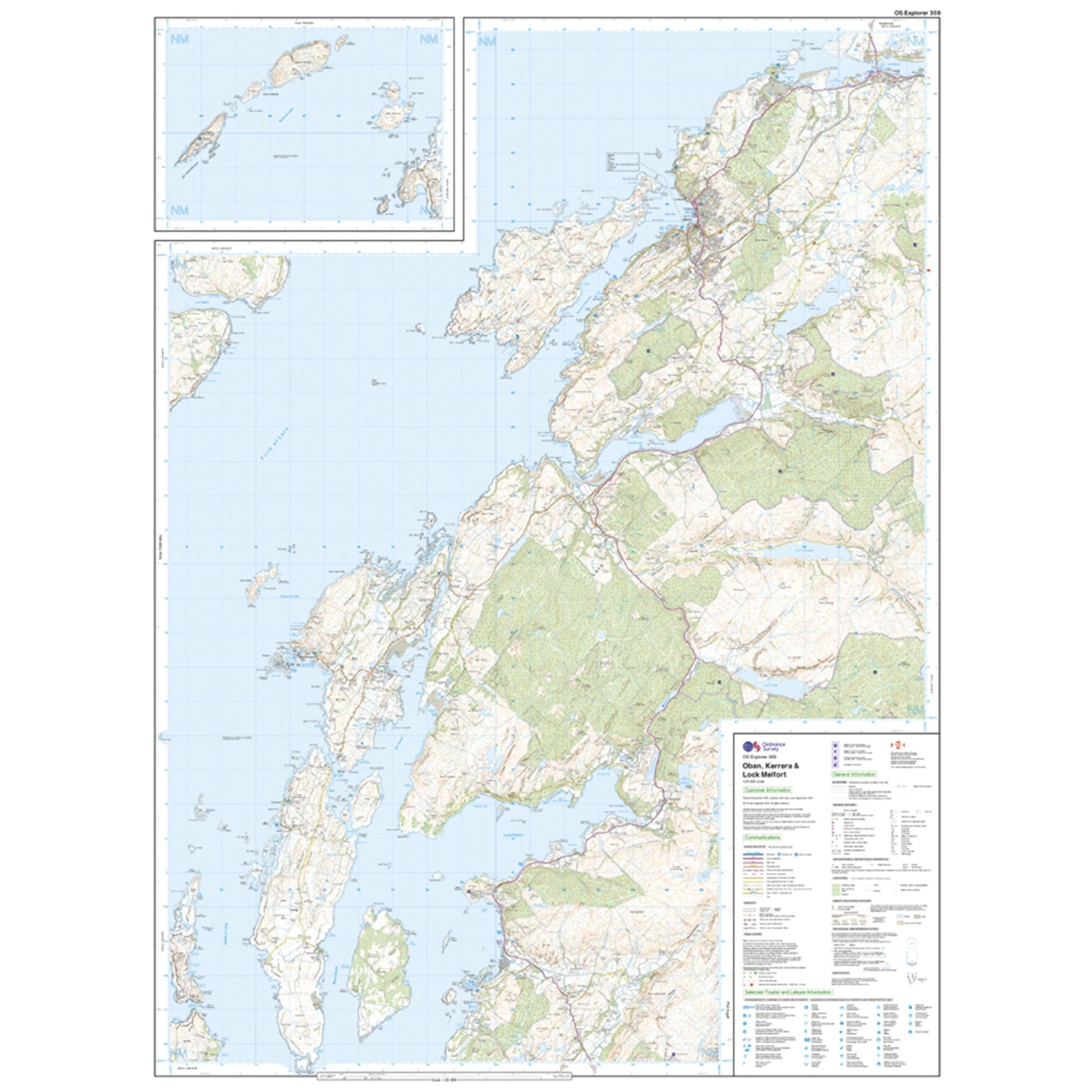Explorer 359 Oban Kerrera  Loch Melfort Map With Digital Version - Image 3