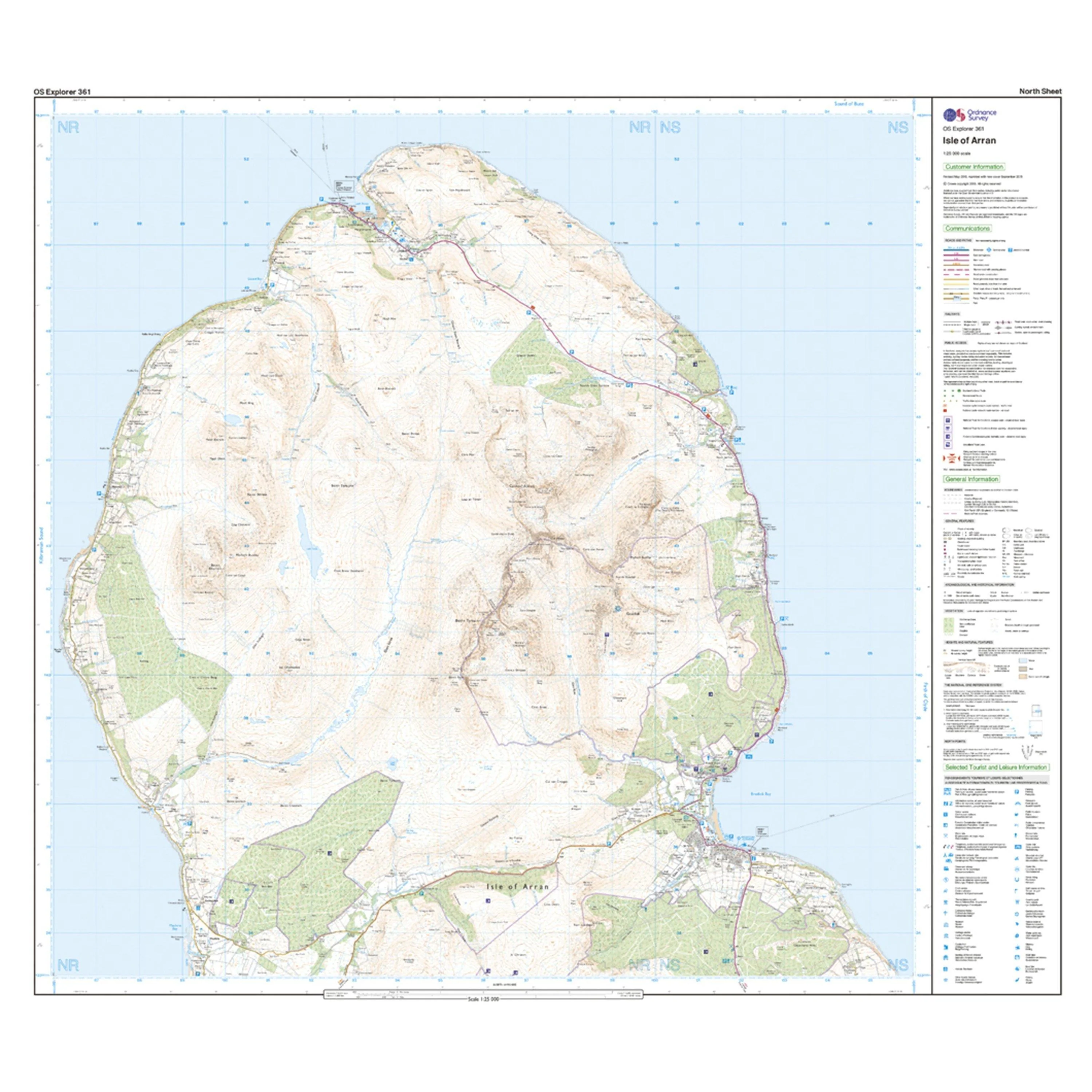 Explorer 361 Isle of Arran Map With Digital Version - Image 3