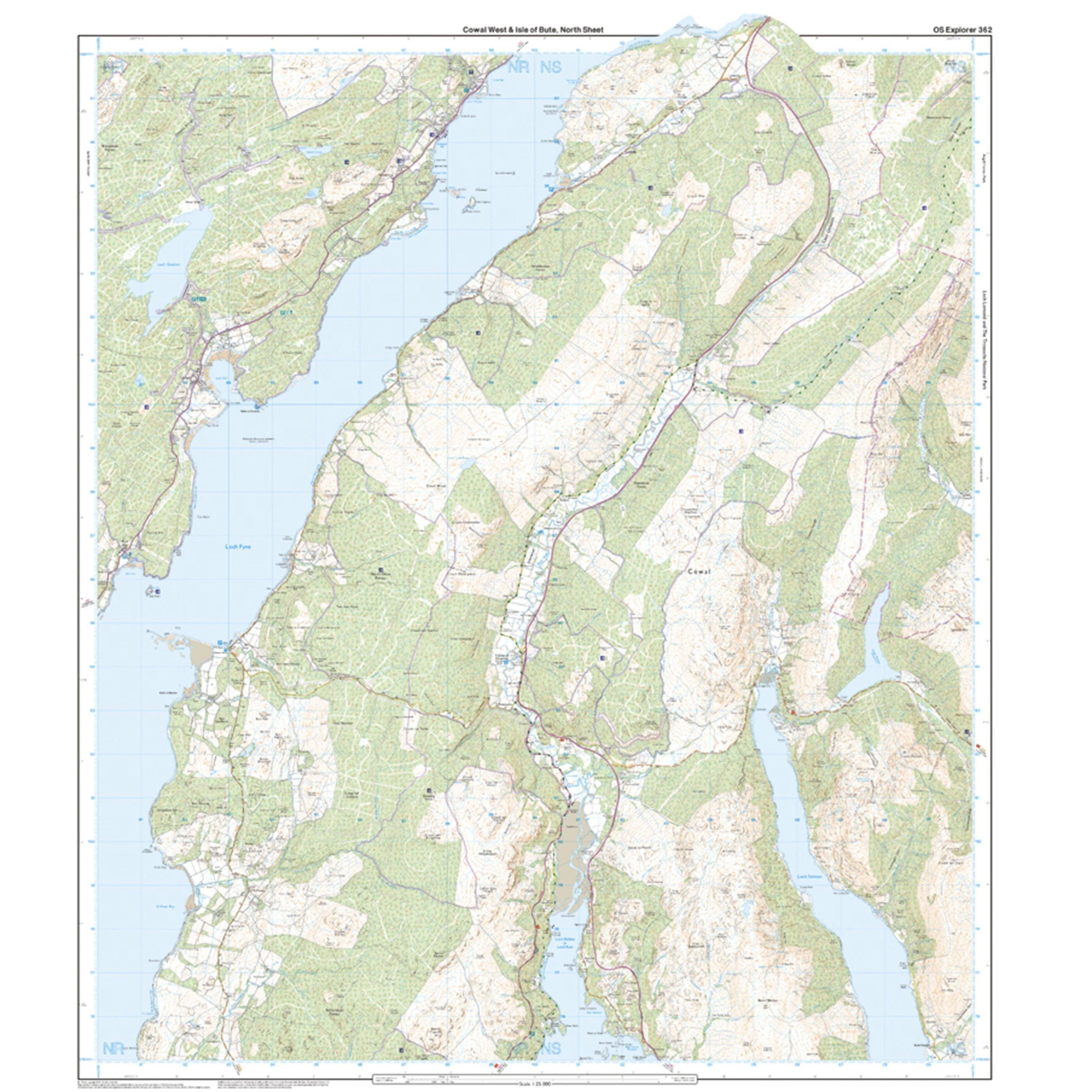 Explorer 362 Cowal West & Isle of Bute Map With Digital Version - Image 3