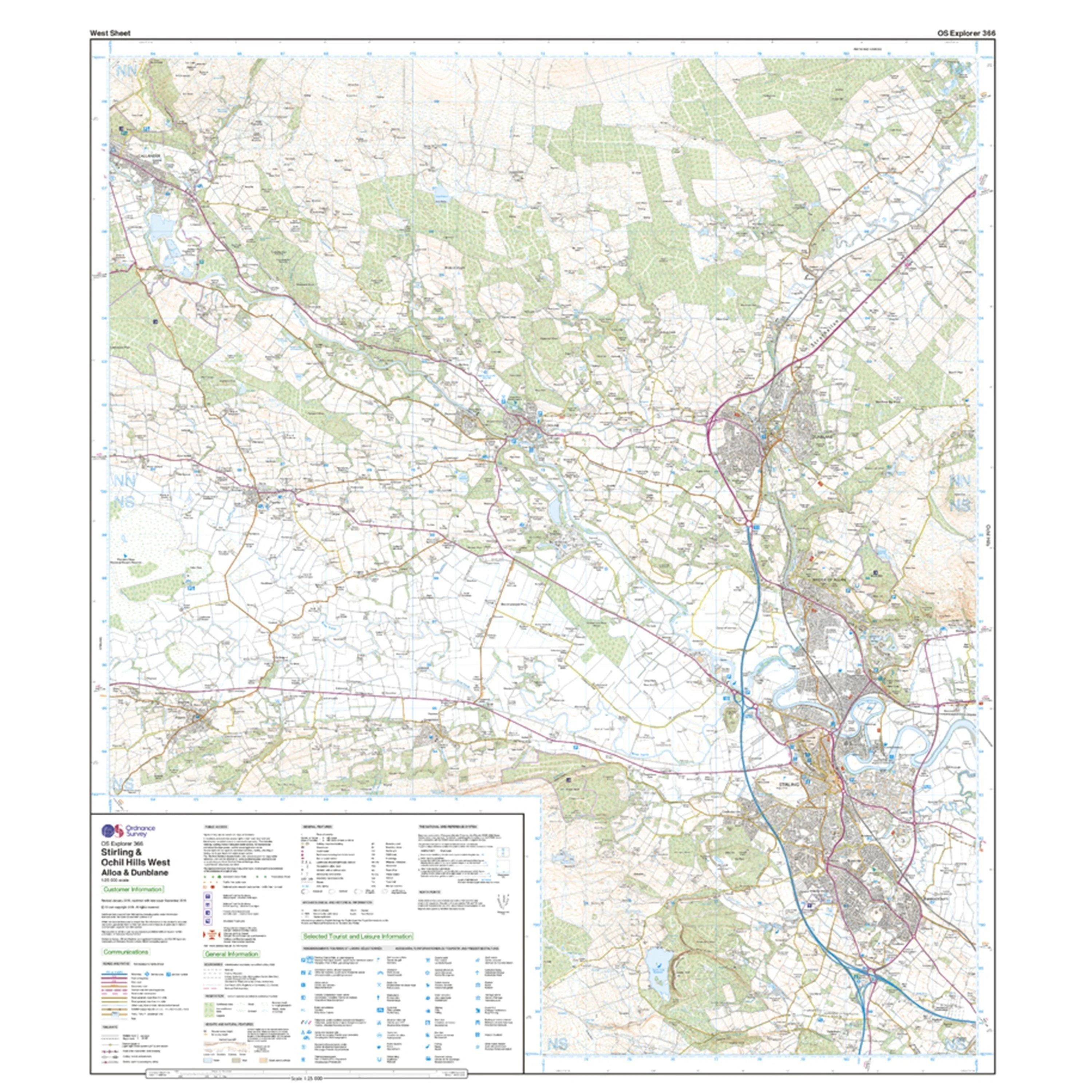 Explorer 366 Stirling & Ochil Hills Map With Digital Version - Image 4