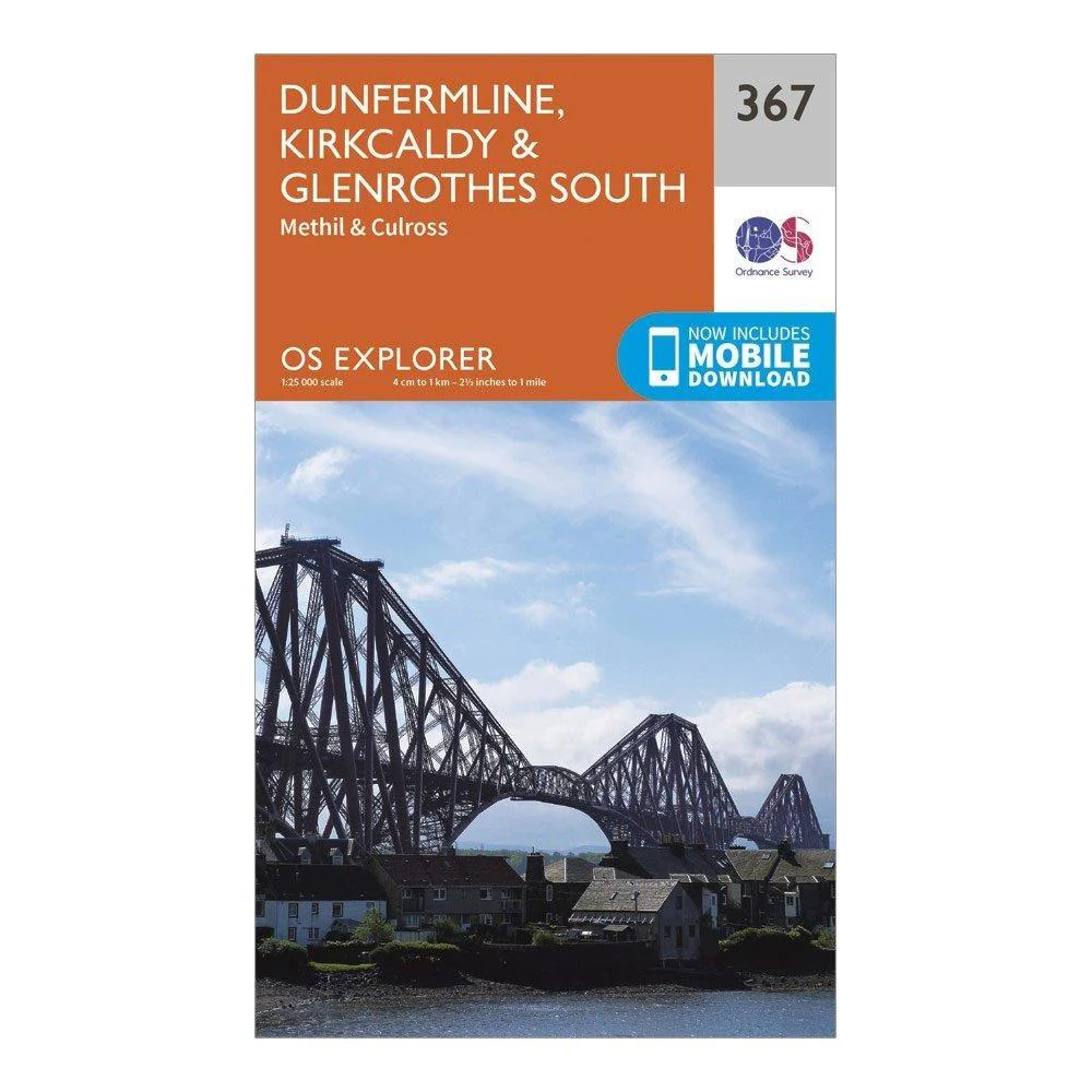 Explorer 367 Dunfermline Kirkcaldy  Glenrothes South Map With Digital Version - Image 5