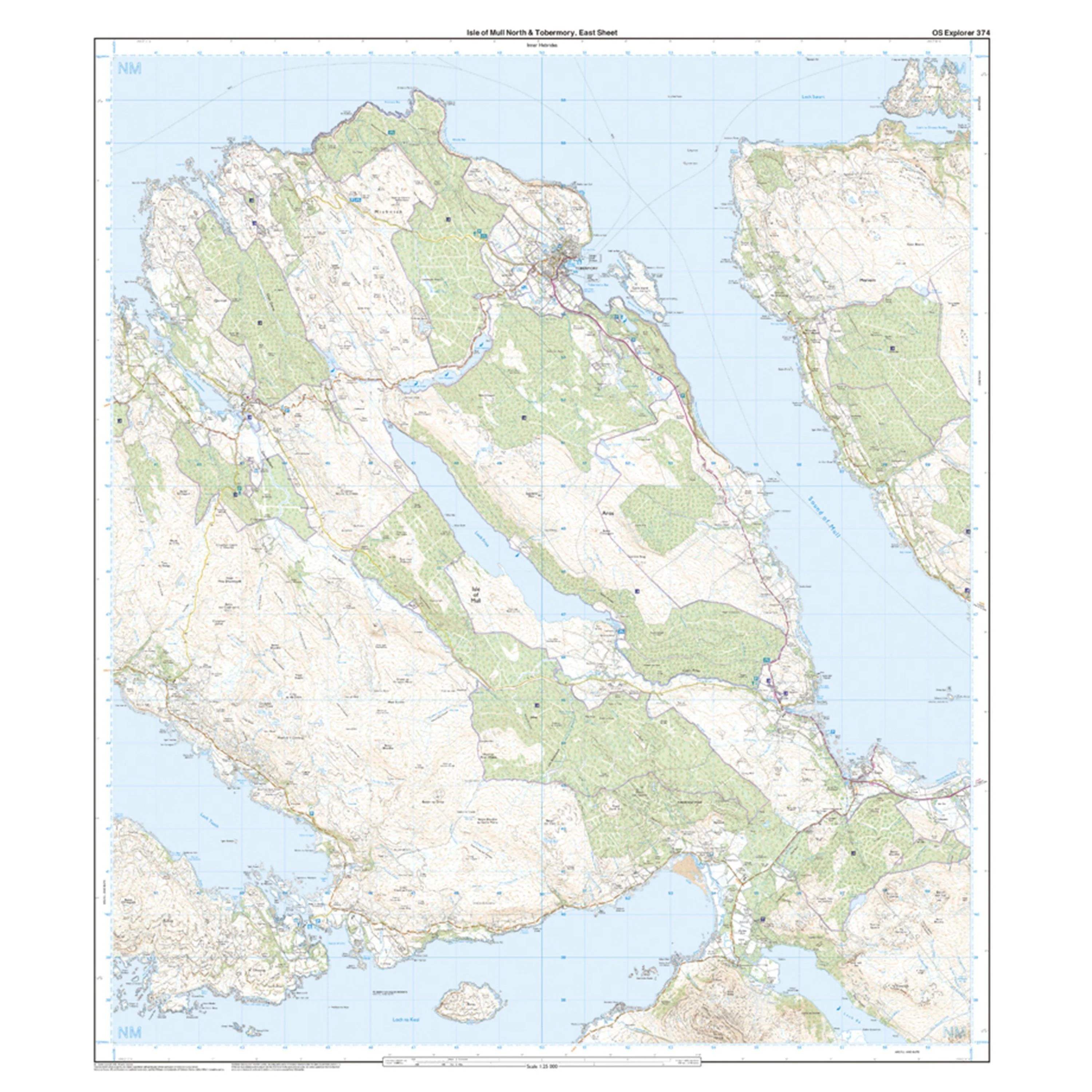 Explorer 374 Isle of Mull North & Tobermory Map With Digital Version - Image 4