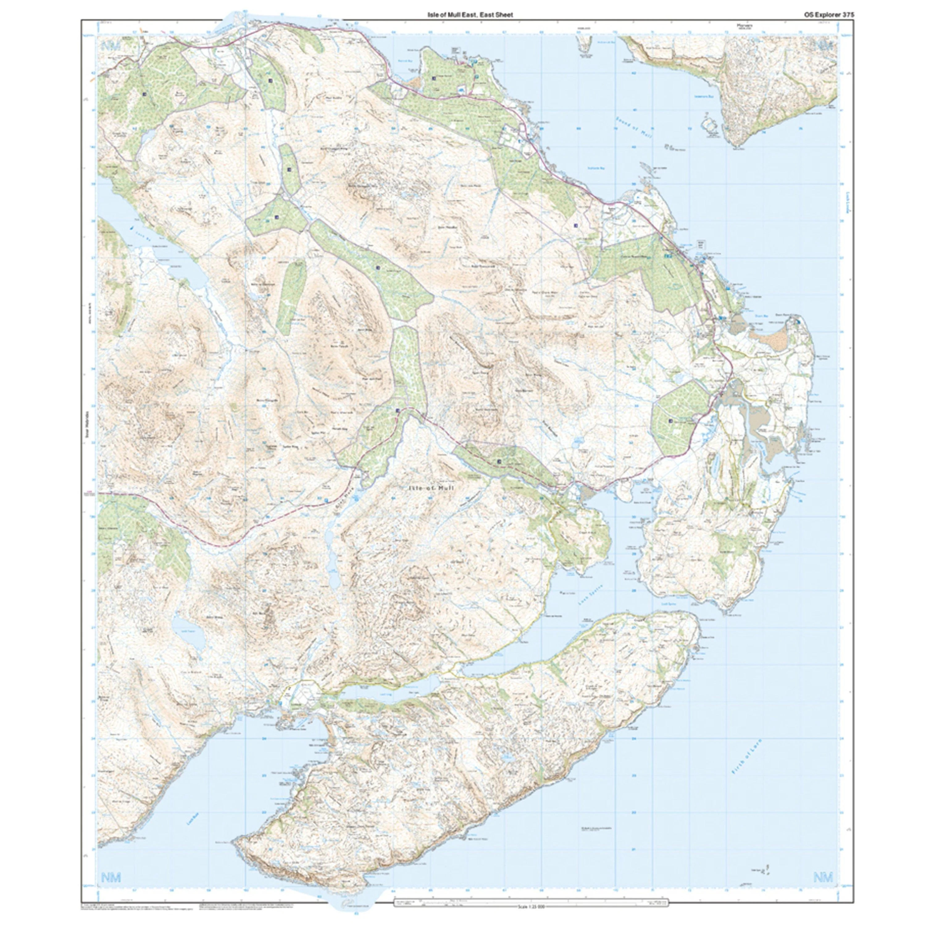 Explorer 375 Isle of Mull East Map With Digital Version - Image 3