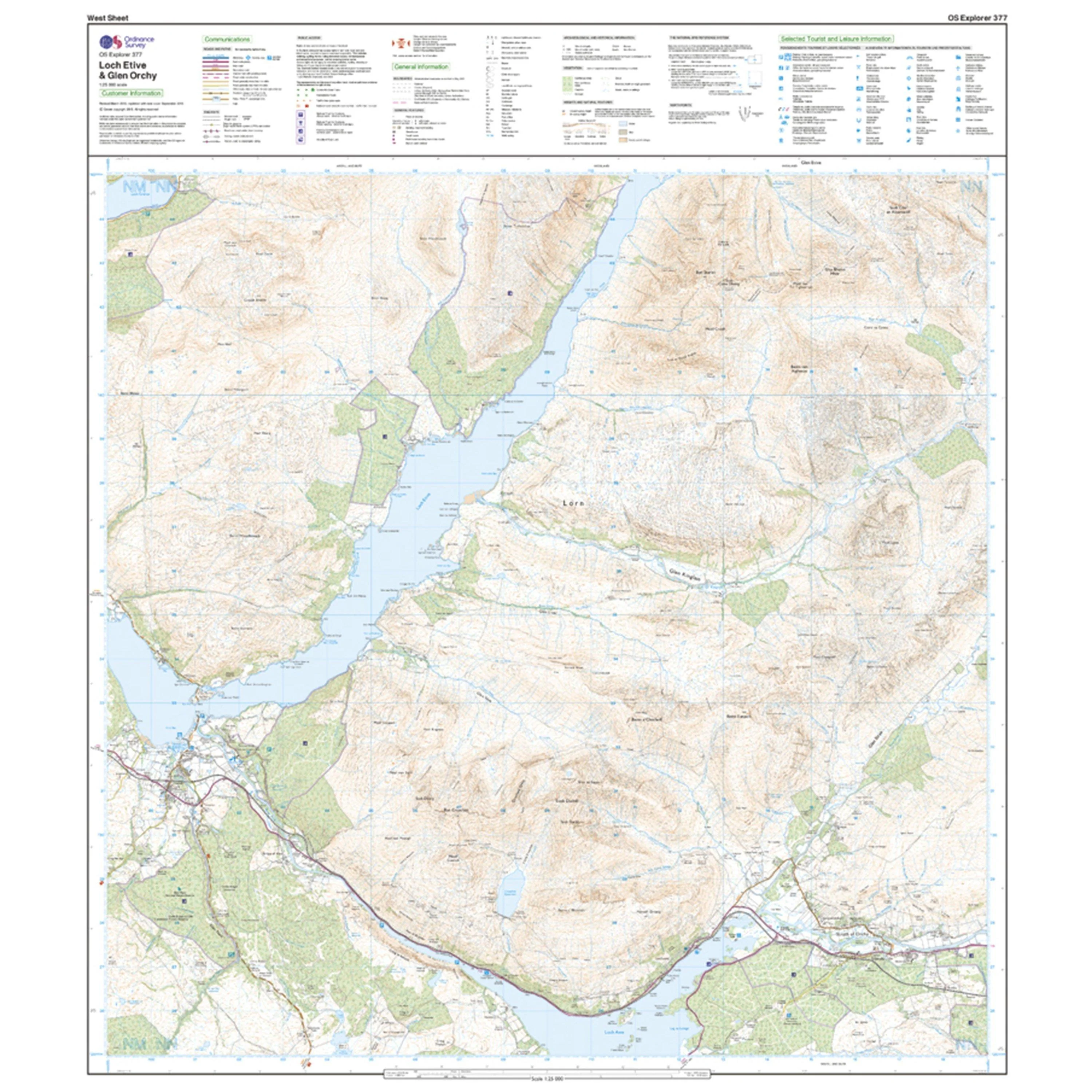 Explorer 377 Loch Etive & Glen Orchy Map With Digital Version - Image 4