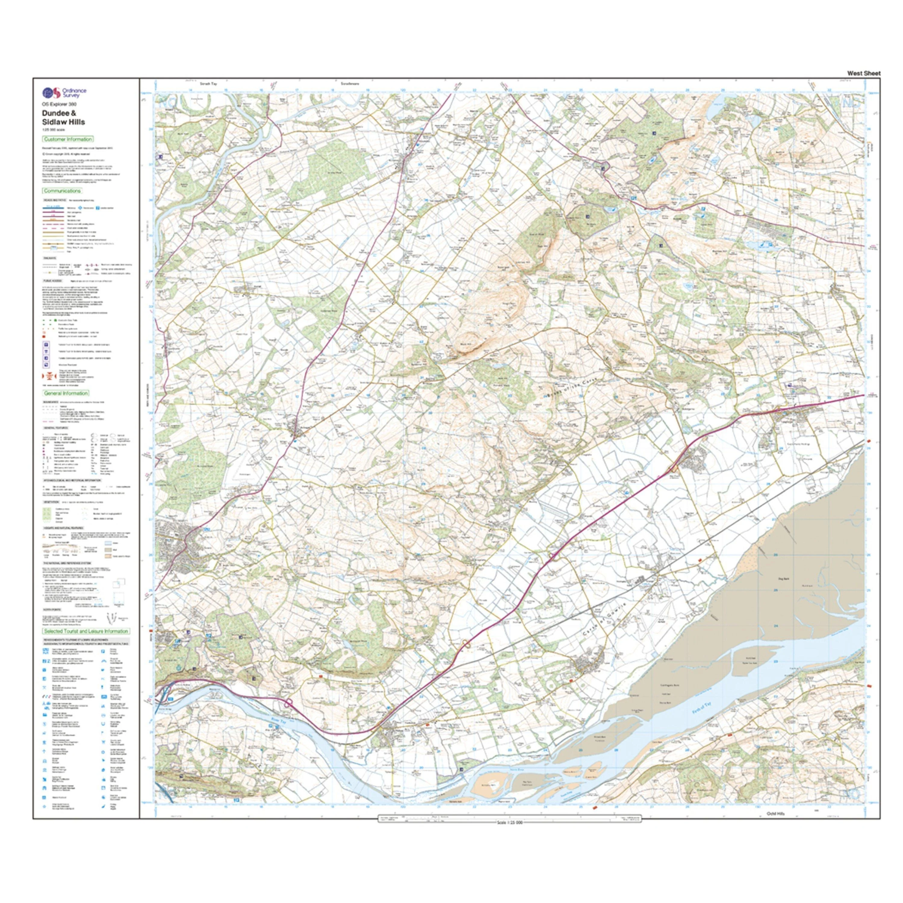 Explorer 380 Dundee & Sidlaw Hills Map With Digital Version - Image 4