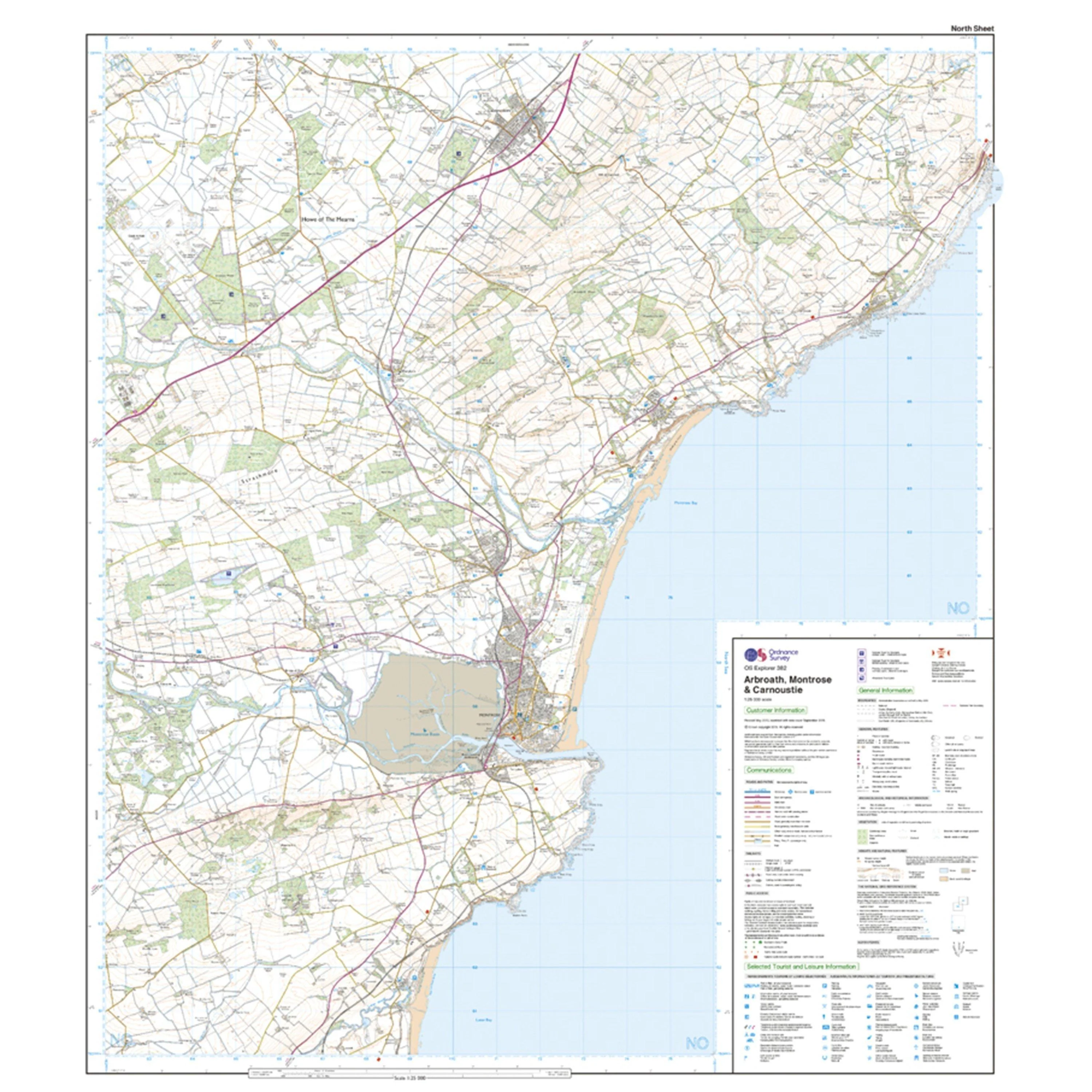 Explorer 382 Arbroath, Montrose & Carnoustie Map With Digital Version - Image 3