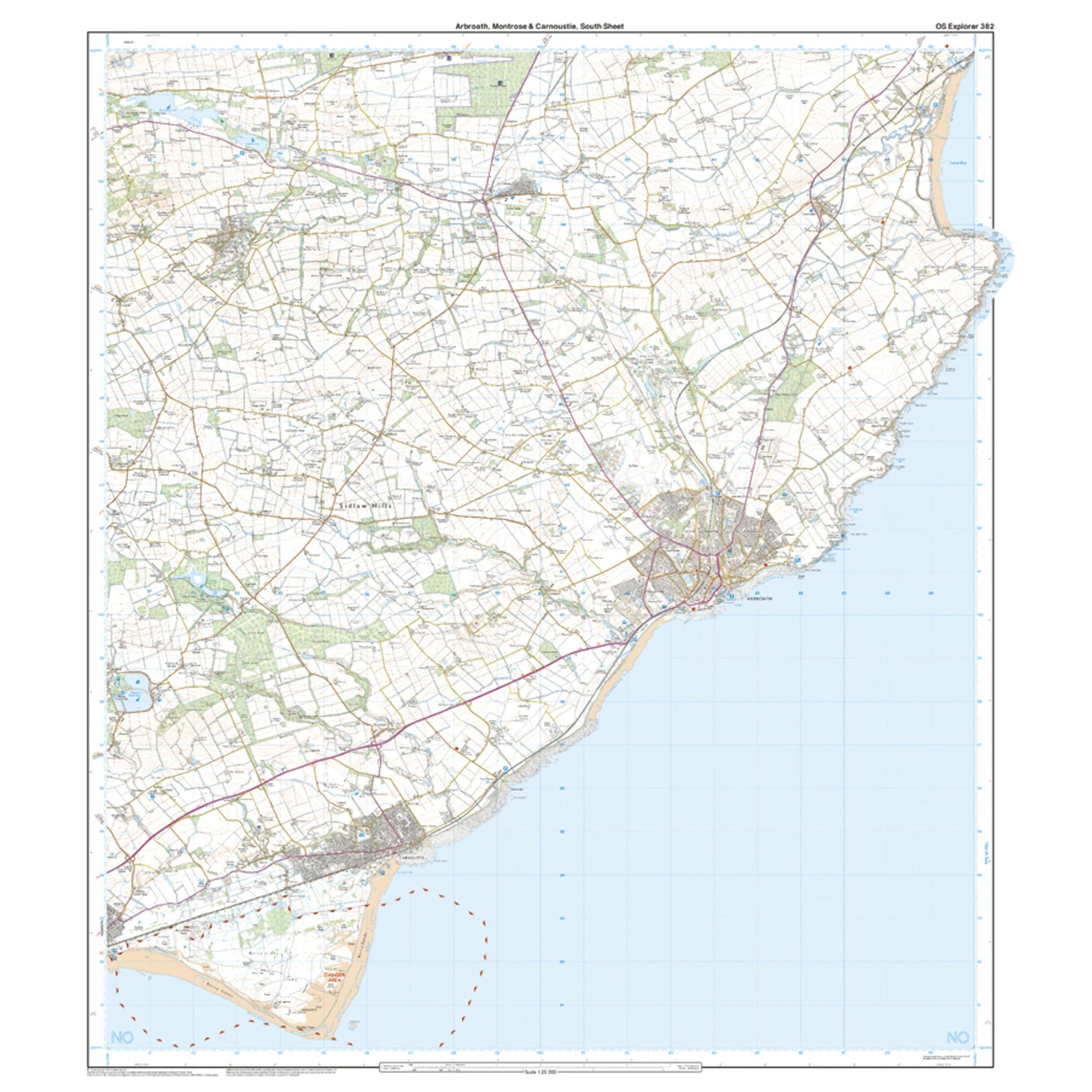 Explorer 382 Arbroath, Montrose & Carnoustie Map With Digital Version - Image 4