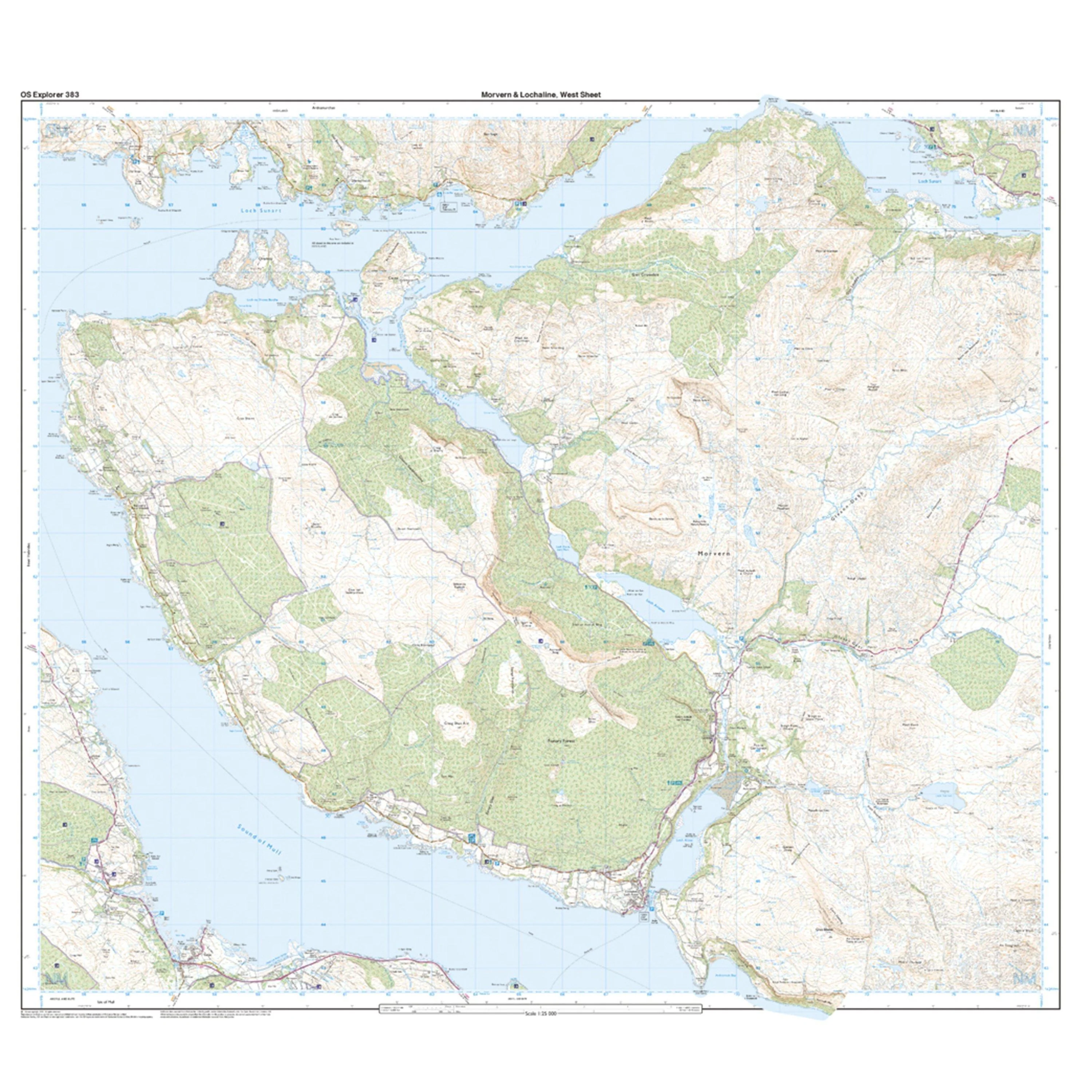 Explorer 383 Movern & Lochaline Map With Digital Version - Image 4