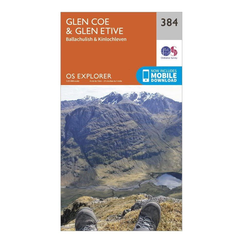 Explorer 384 Glen Coe & Glen Etive Map With Digital Version - Image 4