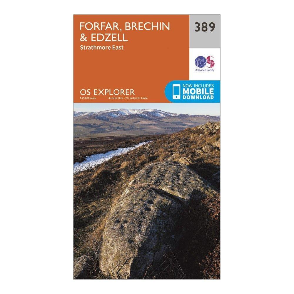 Explorer 389 Forfar, Brechin & Edzell Map With Digital Version - Image 4