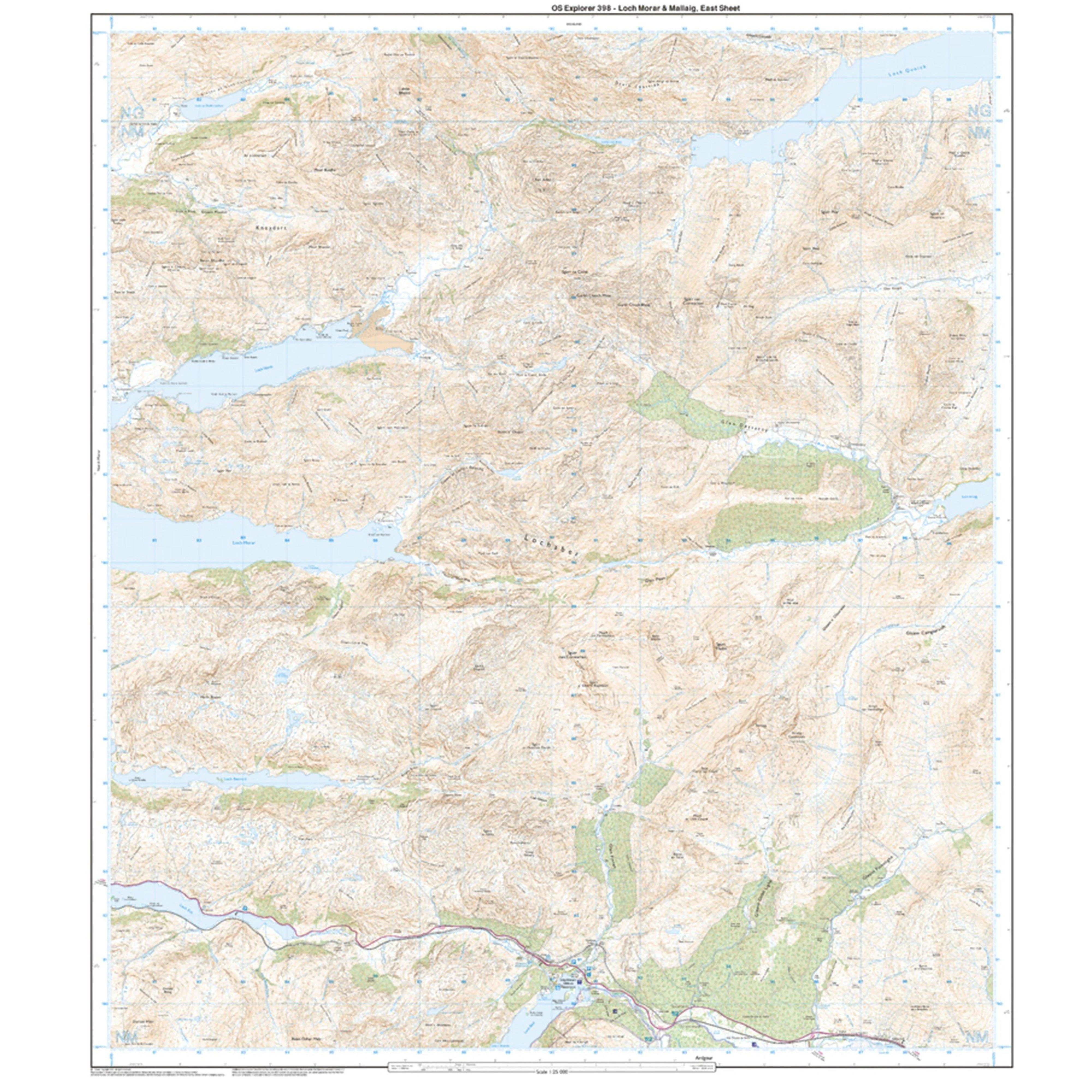 Explorer 398 Loch Morar & Mallaig Map With Digital Version - Image 3