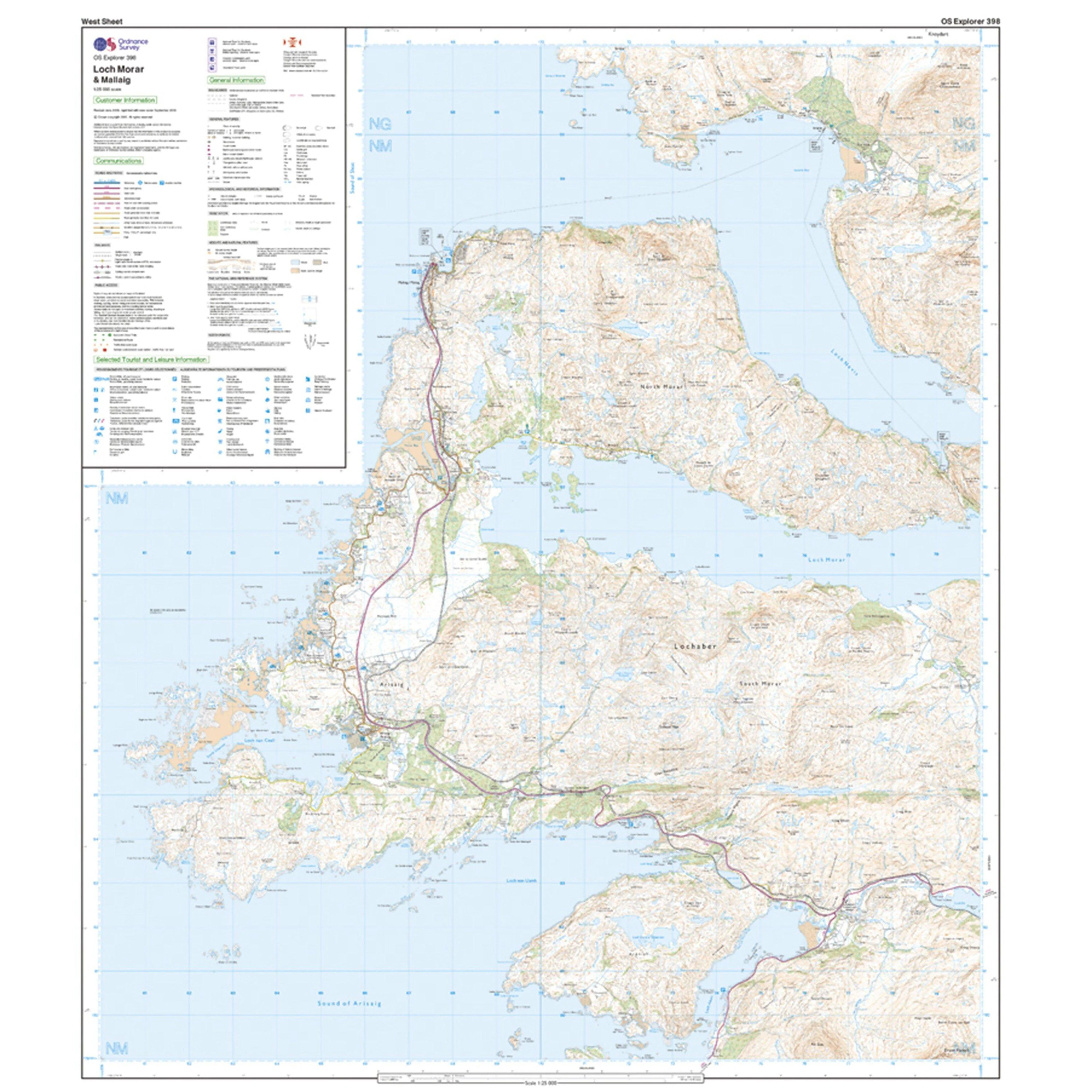 Explorer 398 Loch Morar & Mallaig Map With Digital Version - Image 4