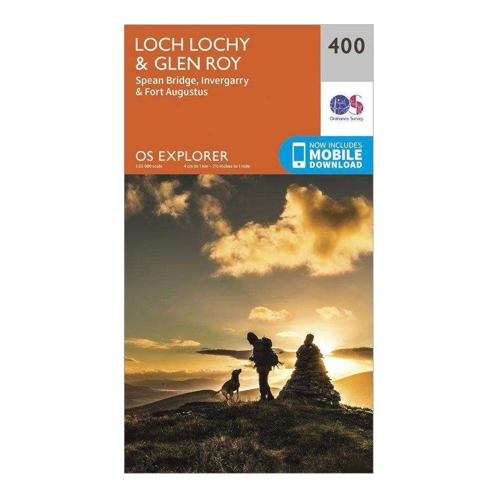 Explorer 400 Loch Lochy & Glen Roy Map With Digital Version - Image 4