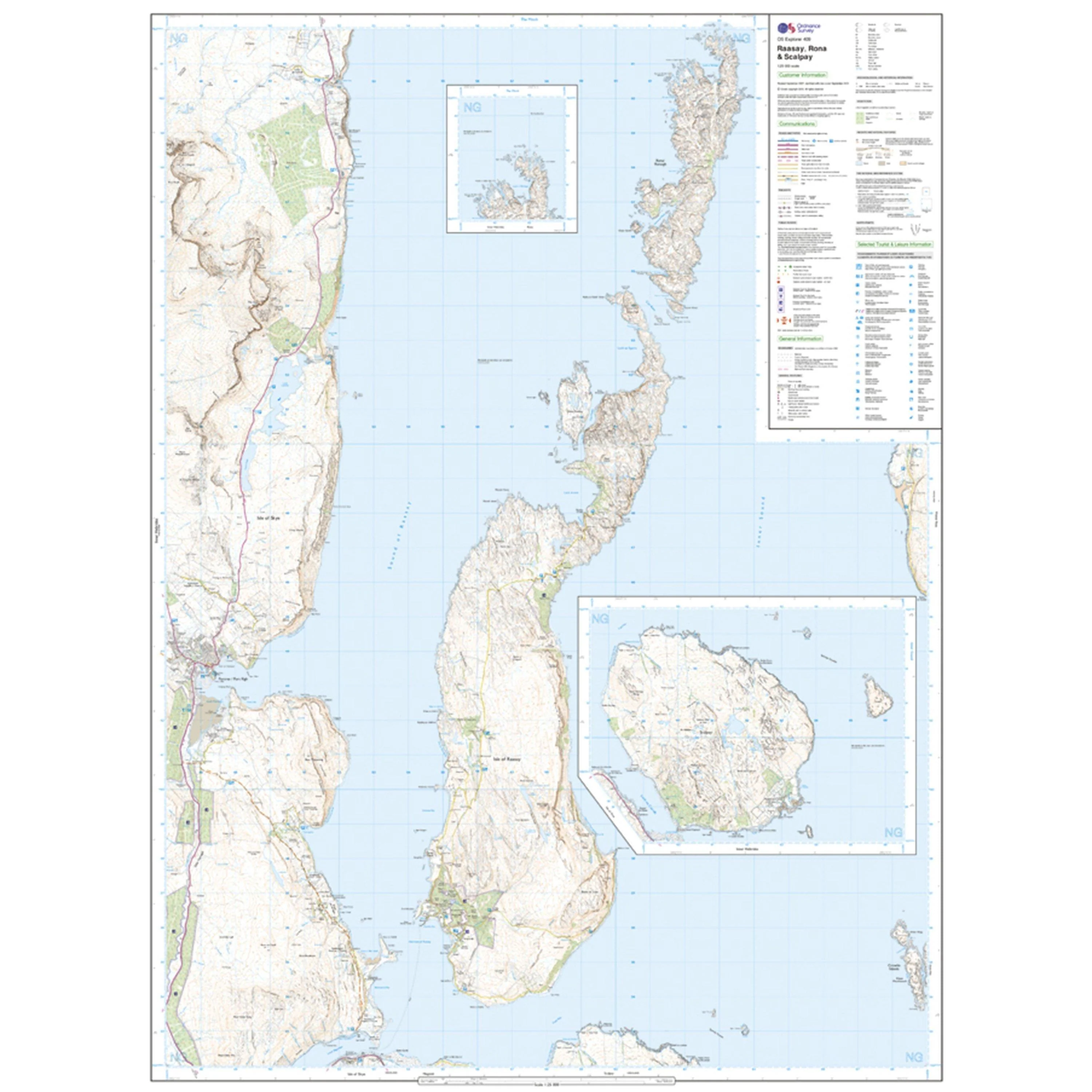 Explorer 409 Raasay Rona & Scalpa Map With Digital Version - Image 3