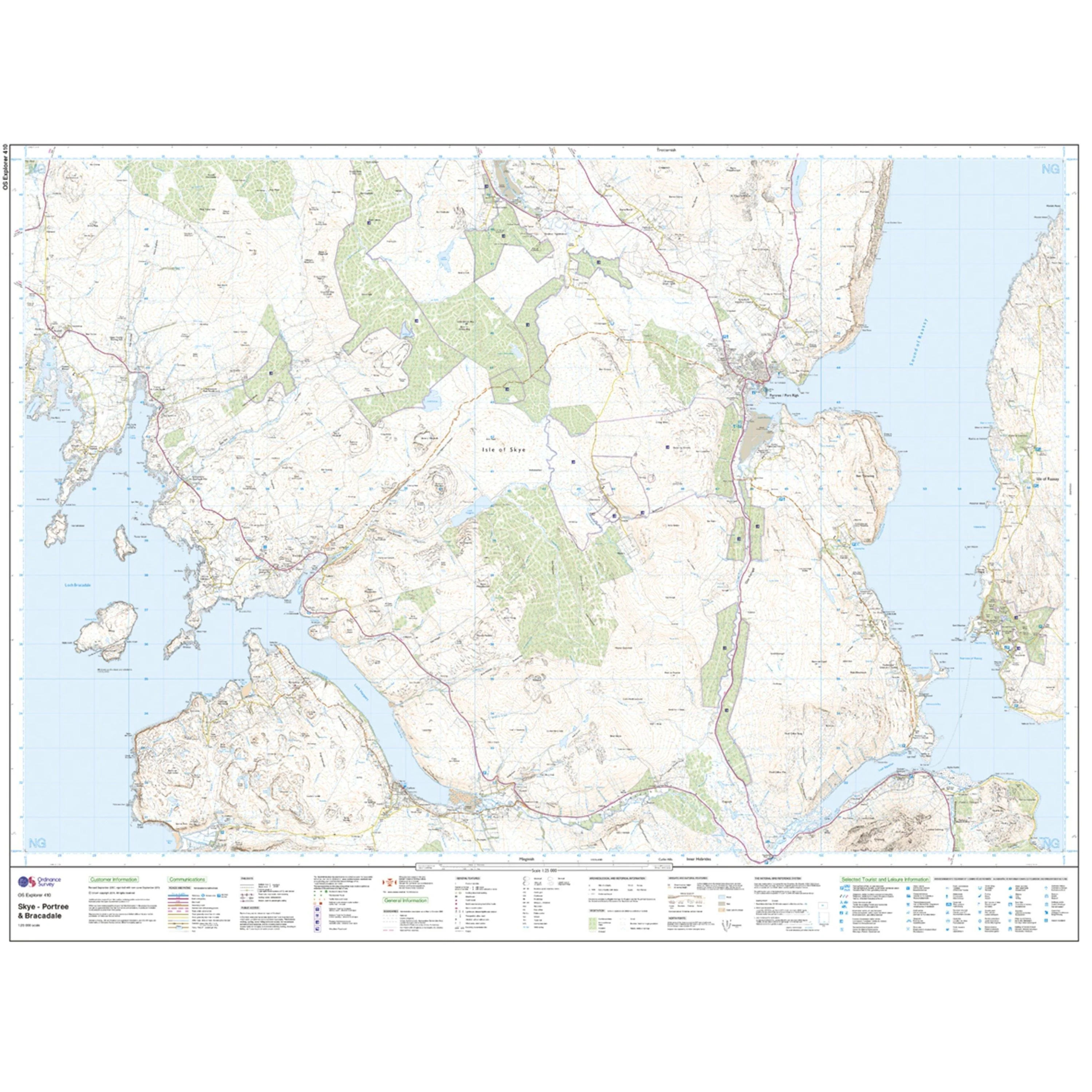 Explorer 410 Skye - Portree & Bracadale Map With Digital Version - Image 3