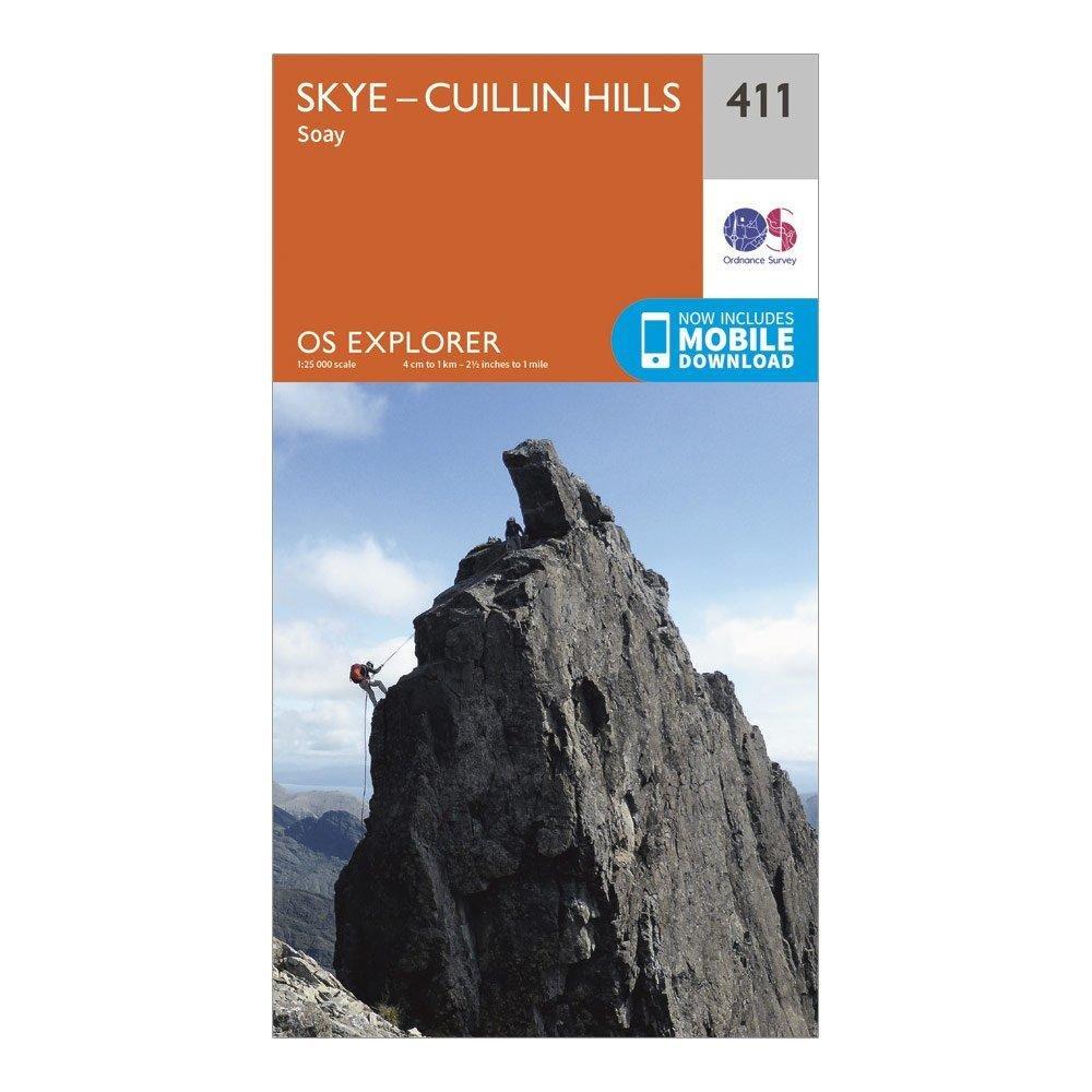 Explorer 411 Skye  Cuillin Hills Map With Digital Version - Image 4