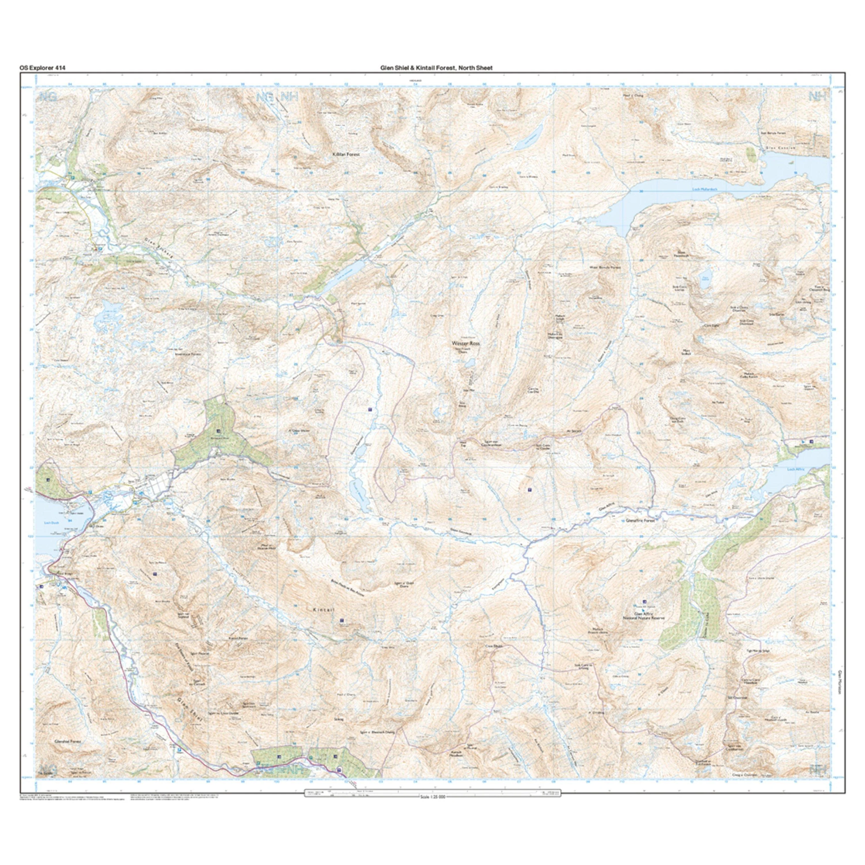 Explorer 414 Glan Shiel & Kintail Forest Map With Digital Version - Image 3