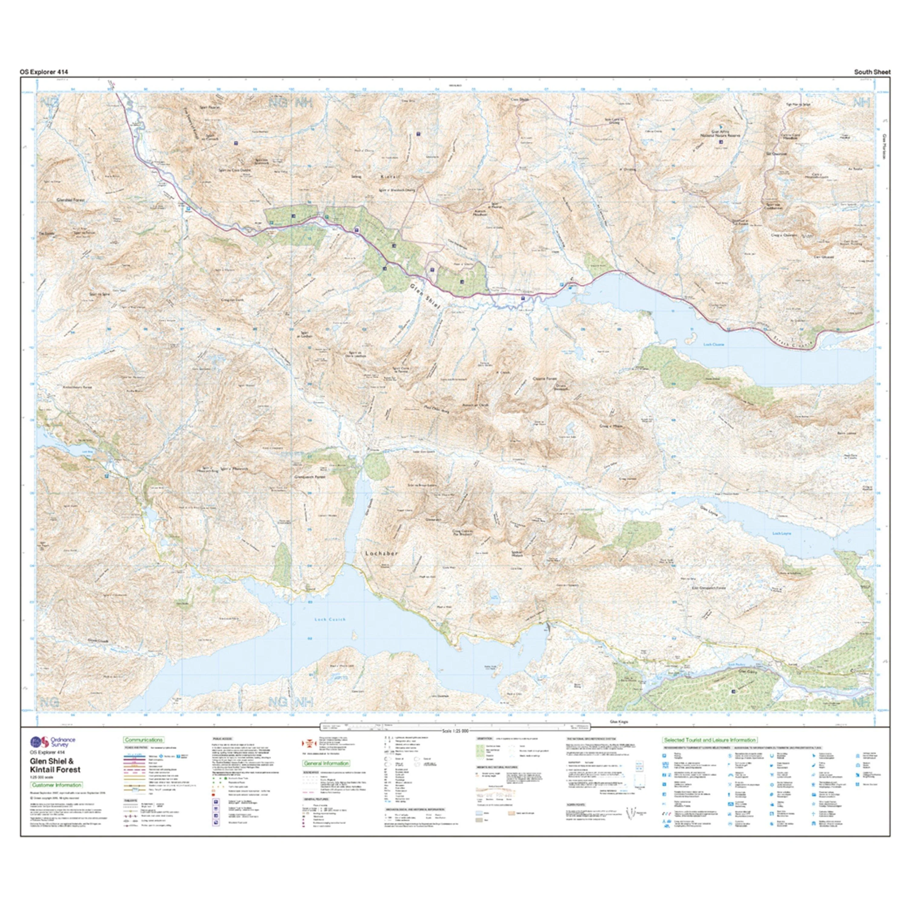 Explorer 414 Glan Shiel & Kintail Forest Map With Digital Version - Image 4