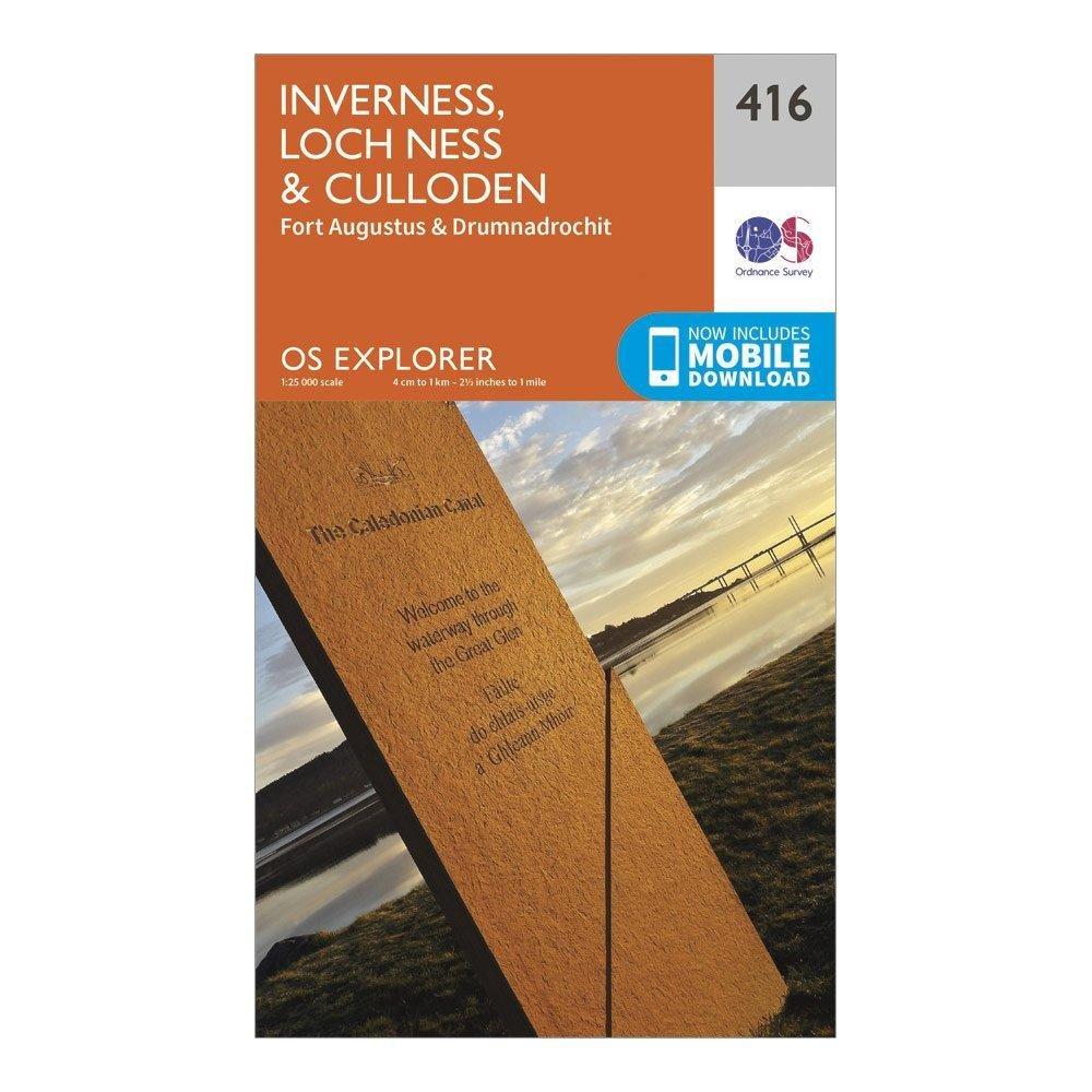 Explorer 416 Inverness, Loch Ness & Culloden Map With Digital Version - Image 5
