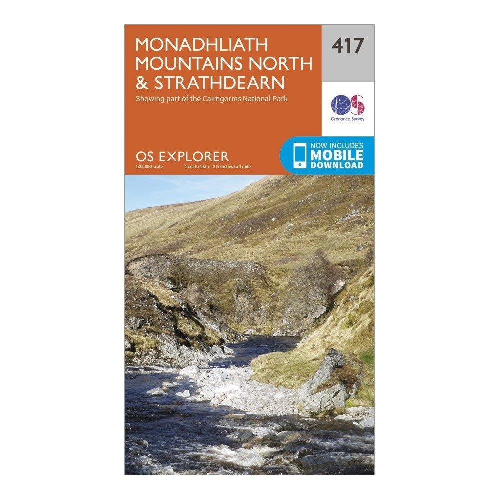 Explorer 417 Monadhliath Mountains North  Strathdearn Map With Digital Version - Image 4