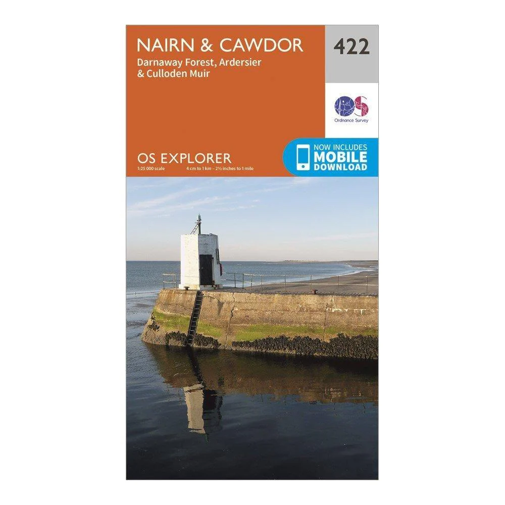 Explorer 422 Nairn & Cawdor Map With Digital Version - Image 4