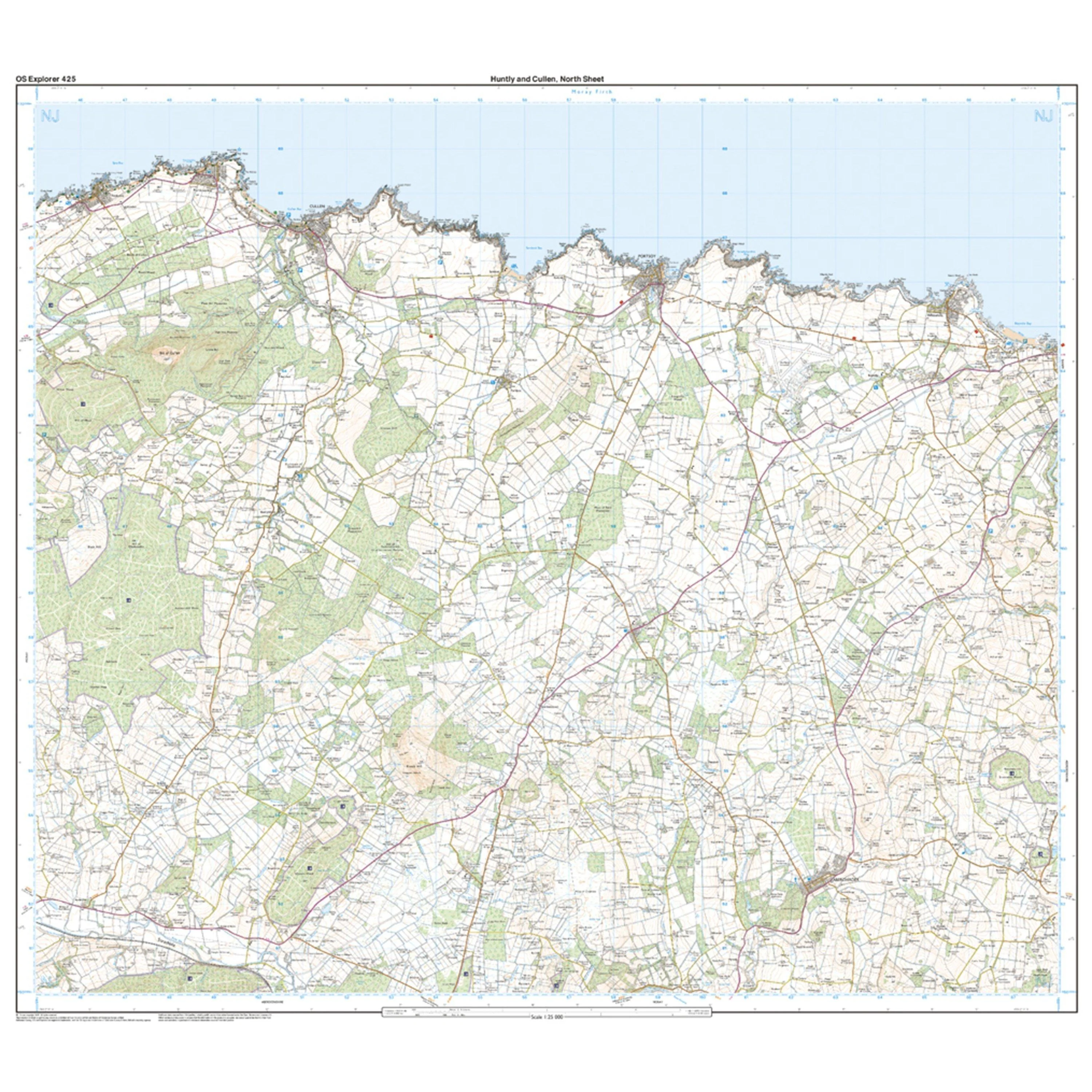 Explorer 425 Huntly & Cullen Map With Digital Version - Image 3