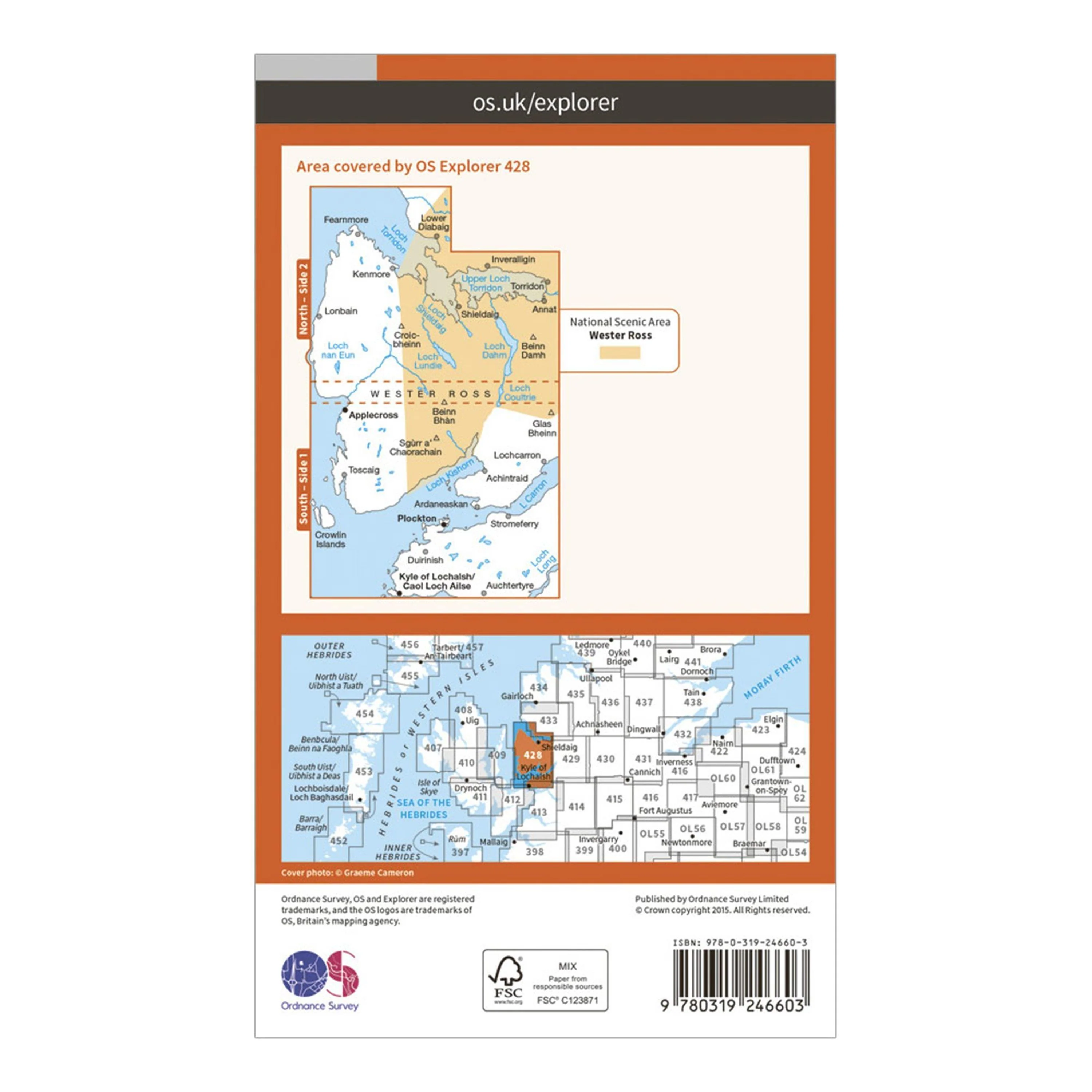 Explorer 428 Kyle of Lochalsh Plockton  Applecross Map With Digital Version - Image 2