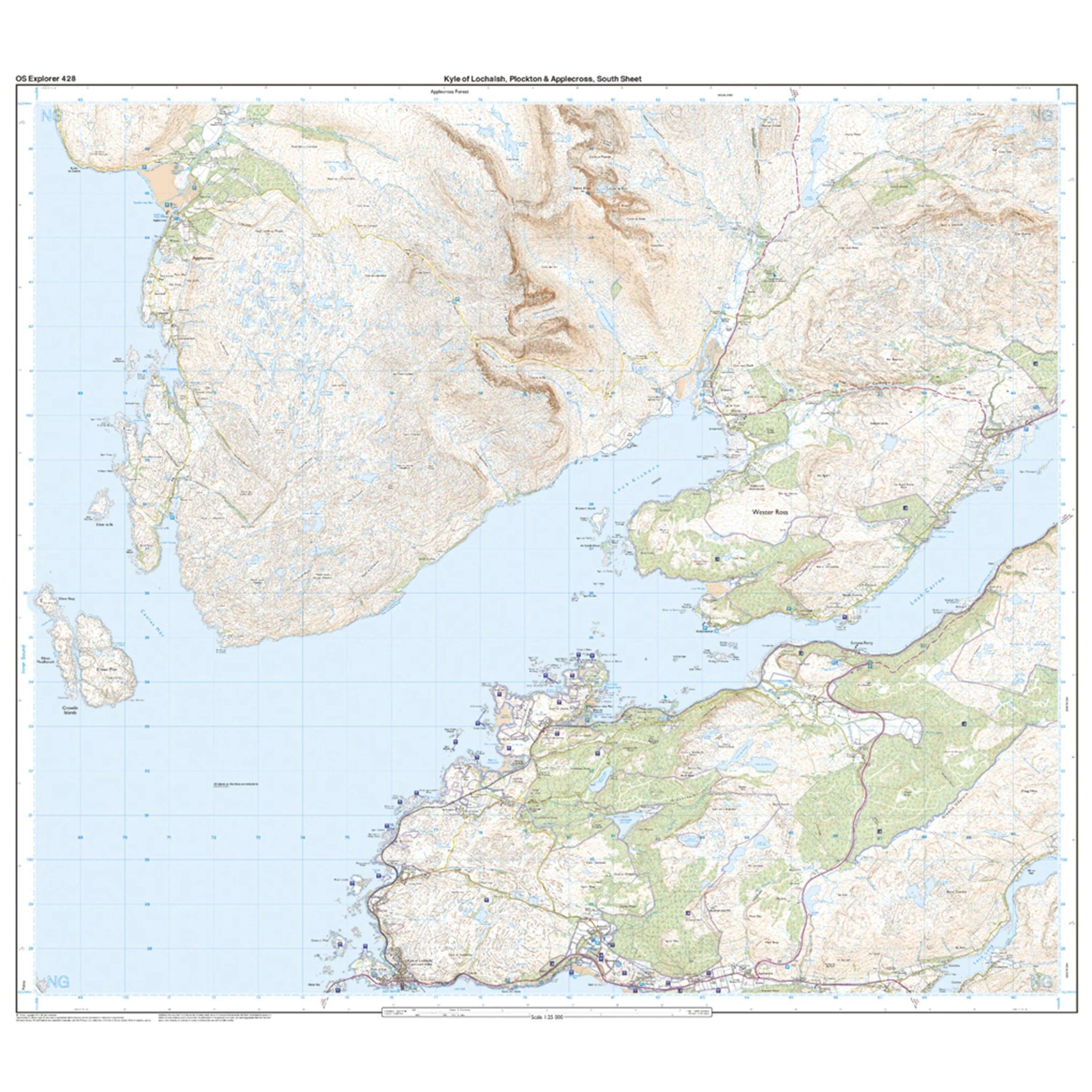 Explorer 428 Kyle of Lochalsh Plockton  Applecross Map With Digital Version - Image 4