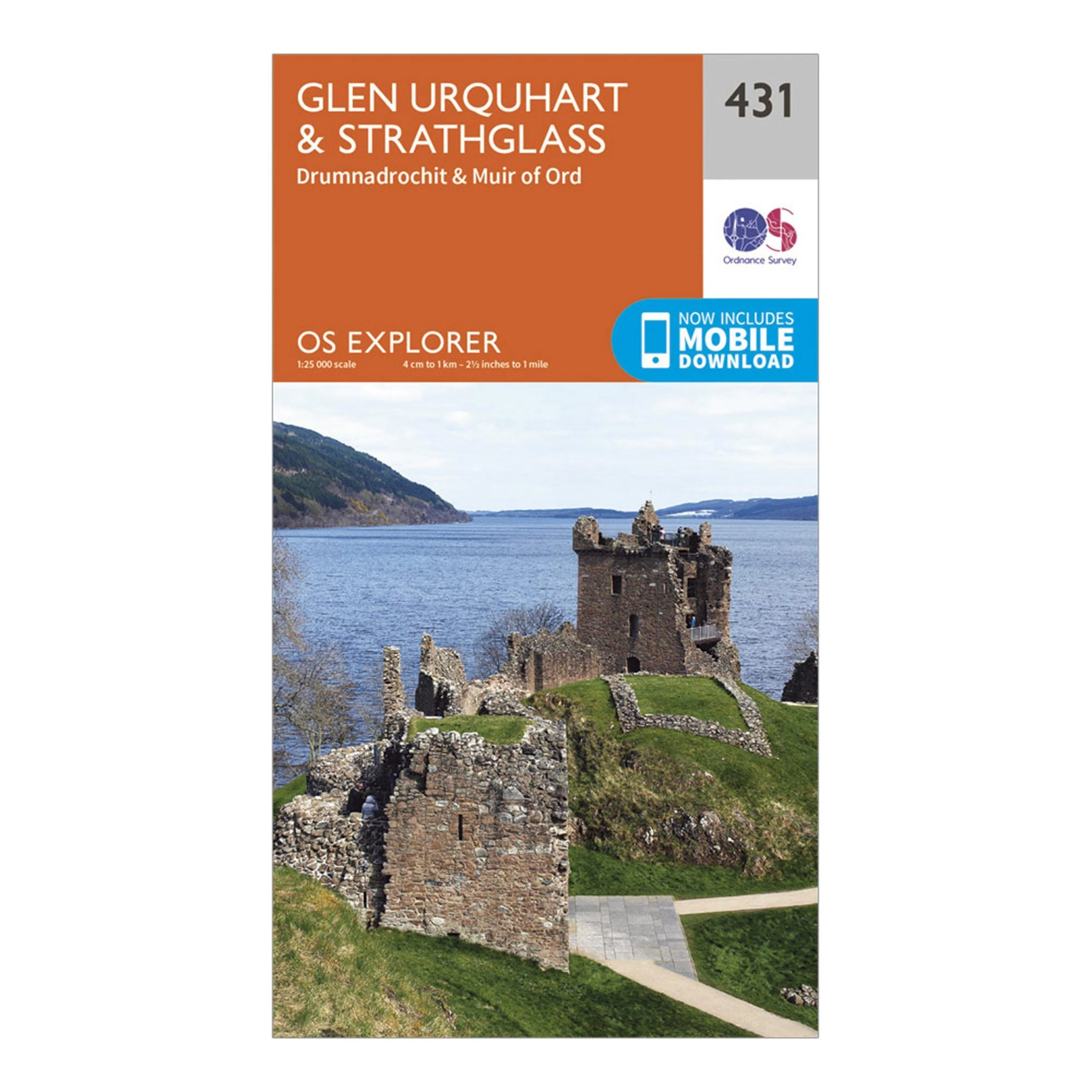 Explorer 431 Glen Urquhart & Strathglass Map With Digital Version - Image 4