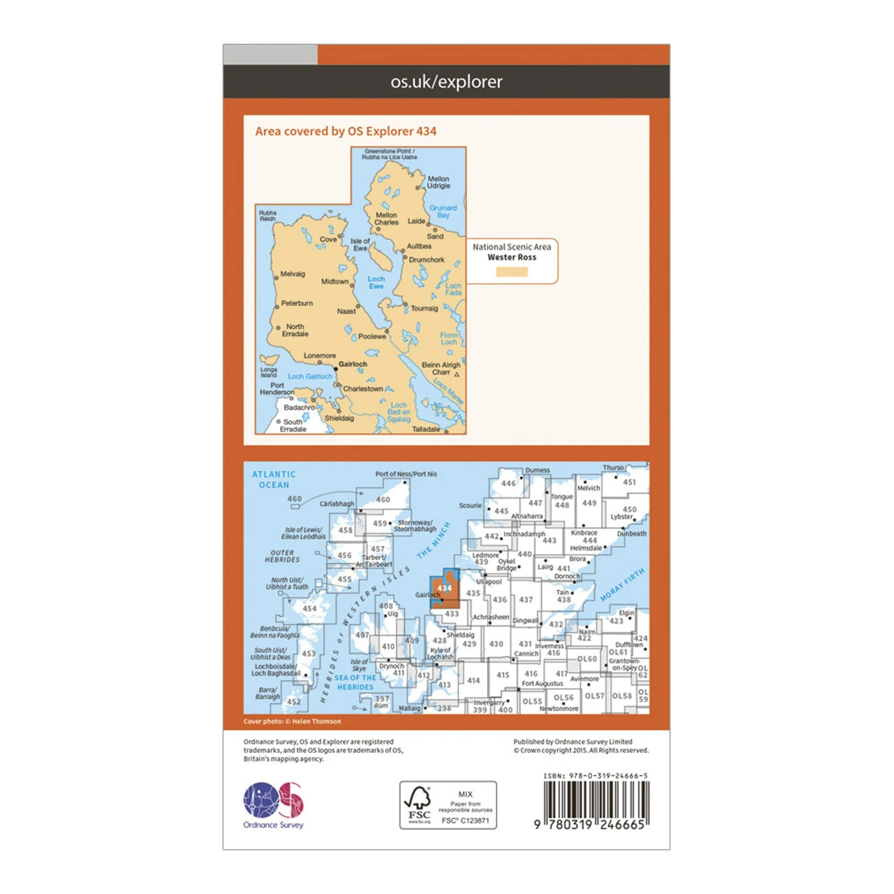 Explorer 434 Gairloch & Loch Ewe Map With Digital Version - Image 2