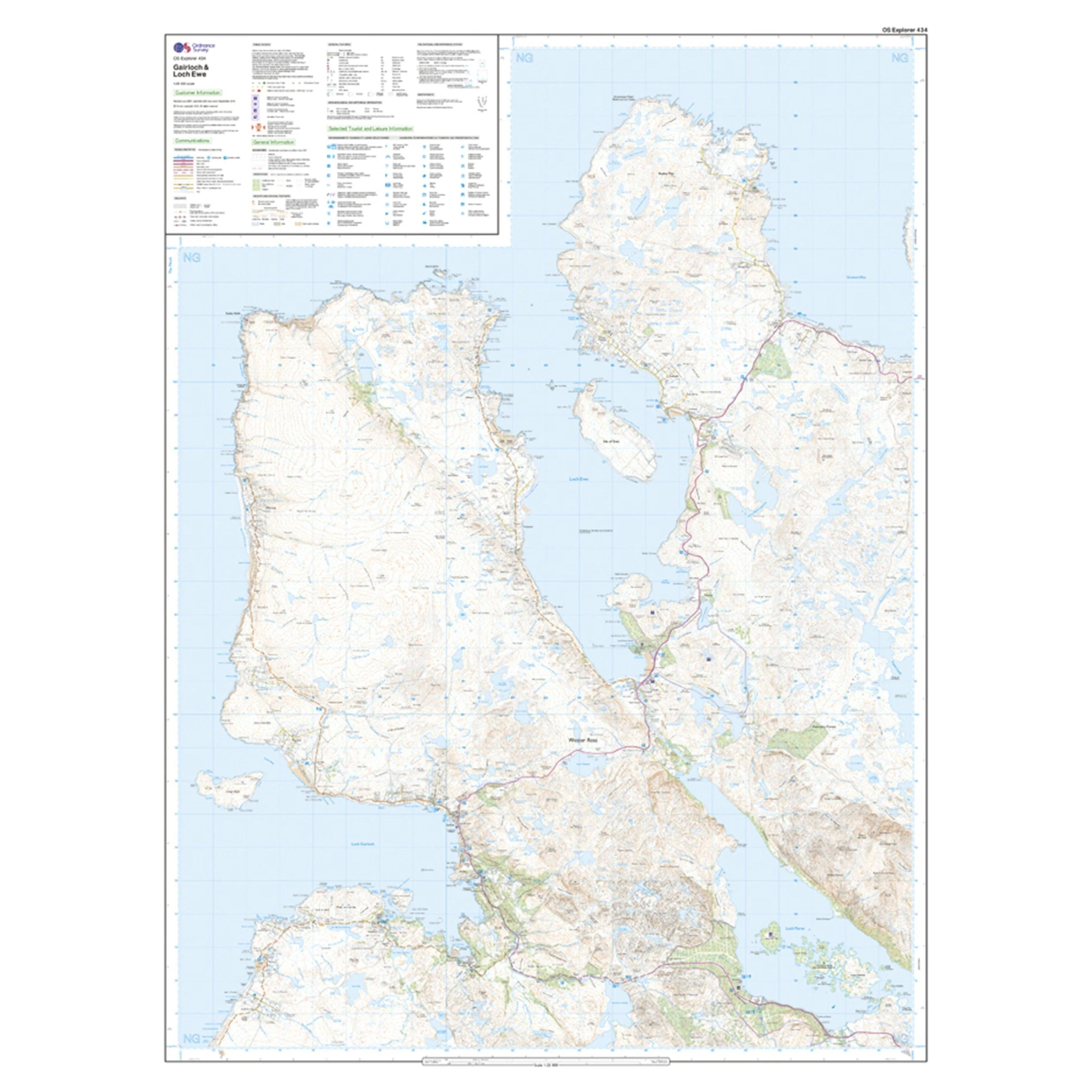 Explorer 434 Gairloch & Loch Ewe Map With Digital Version - Image 3