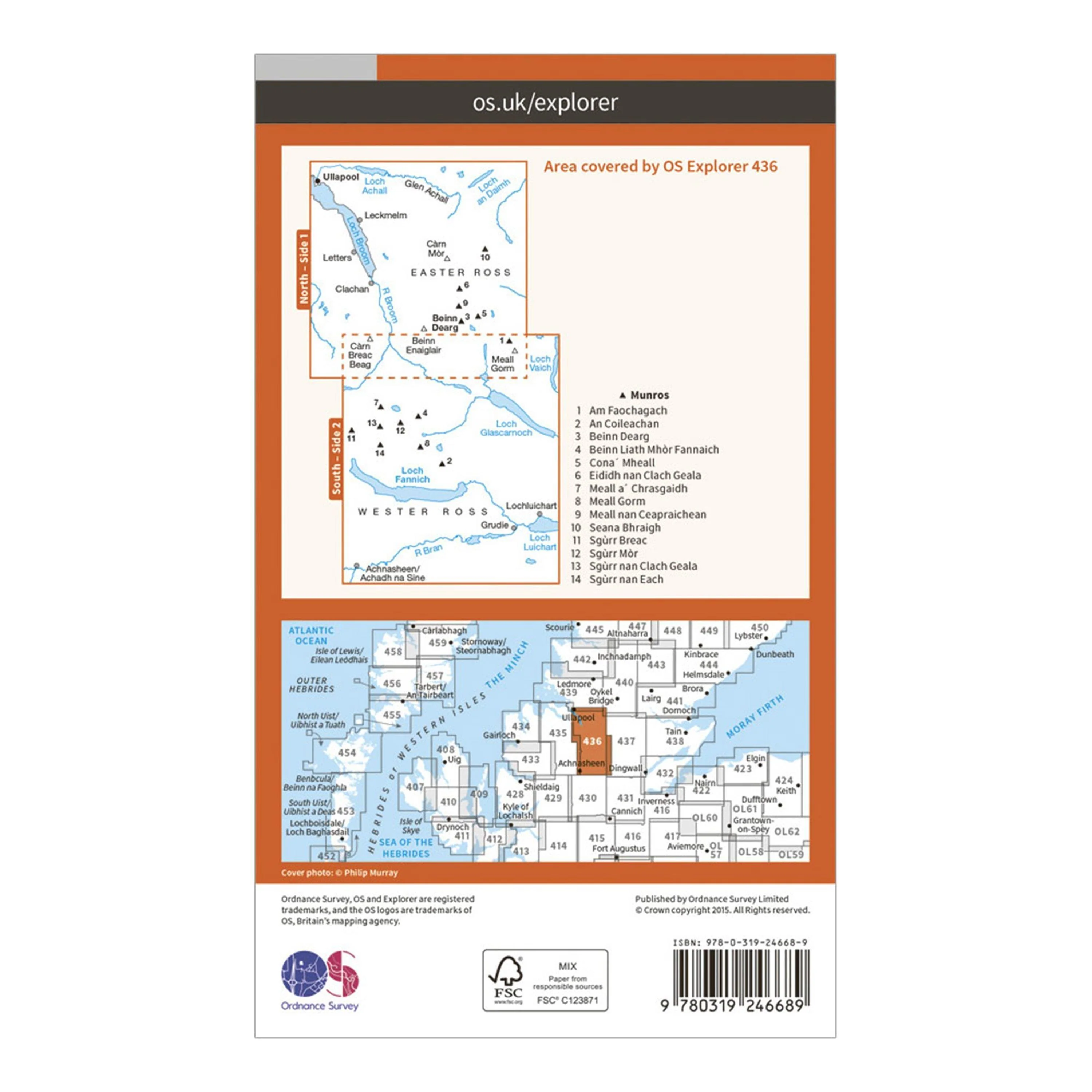 Explorer 436 An Teallach  Slioch Map With Digital Version - Image 2