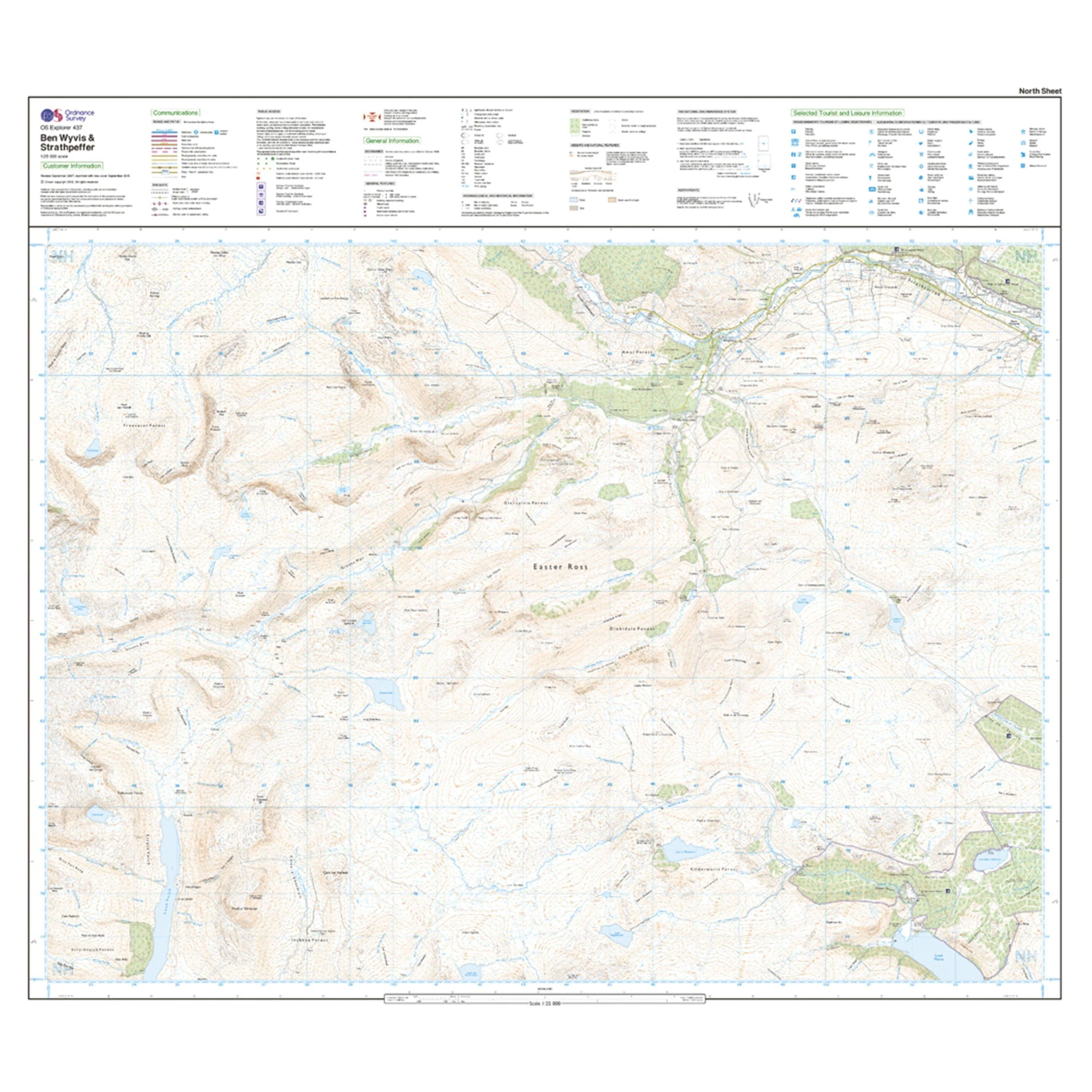 Explorer 437 Ben Wyvis & Strathpeffer Map With Digital Version - Image 3