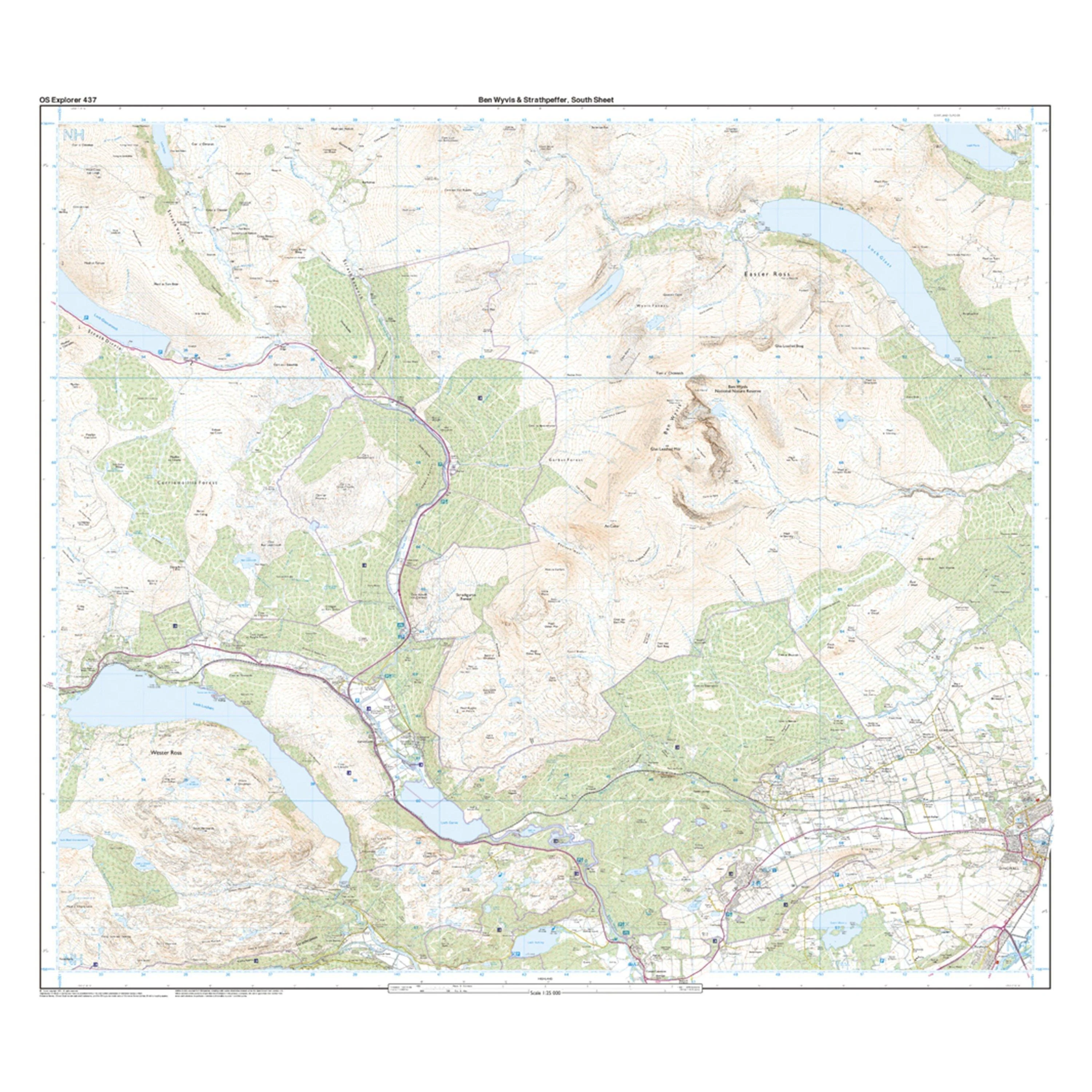 Explorer 437 Ben Wyvis & Strathpeffer Map With Digital Version - Image 4