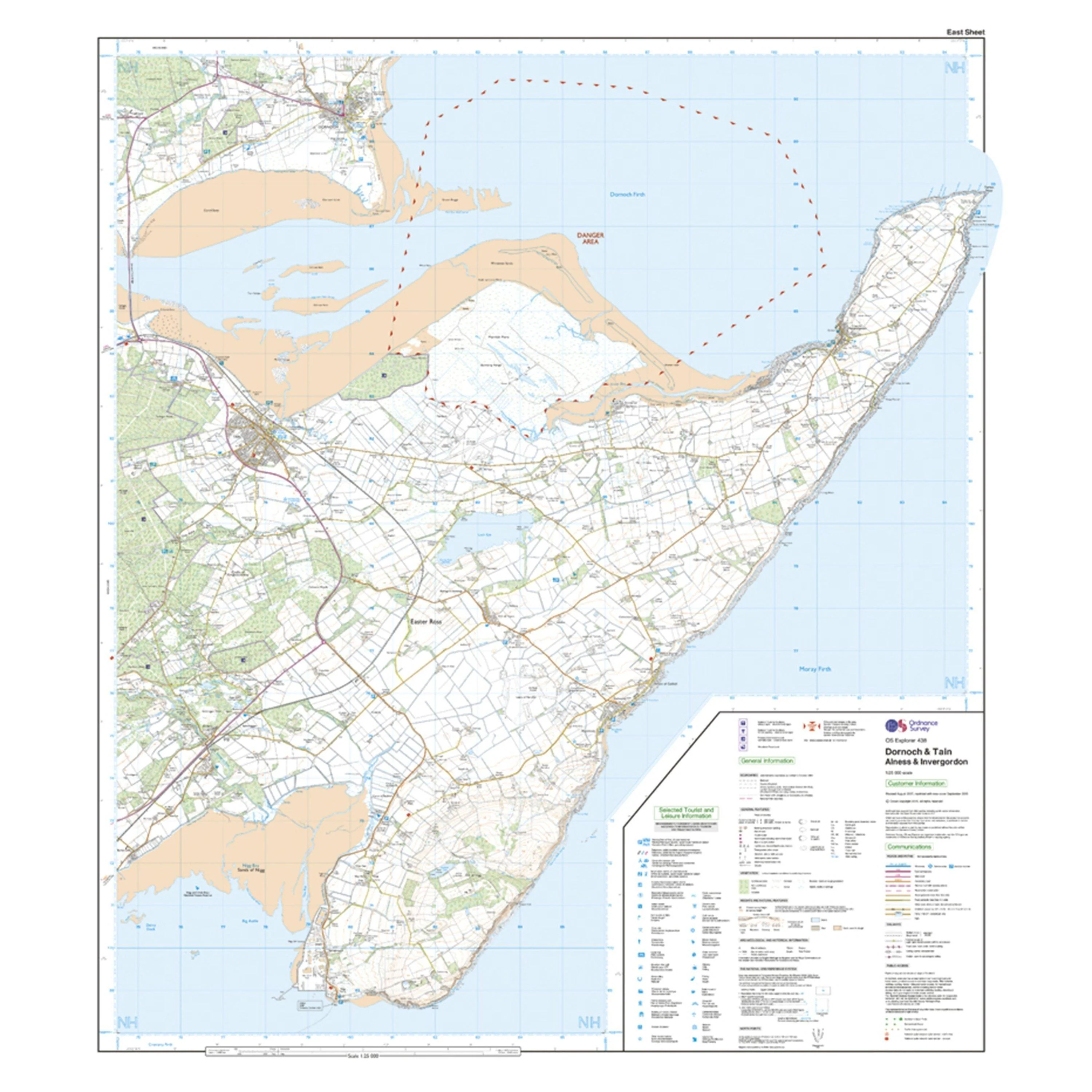 Explorer 438 Dornoch & Tain Map With Digital Version - Image 3