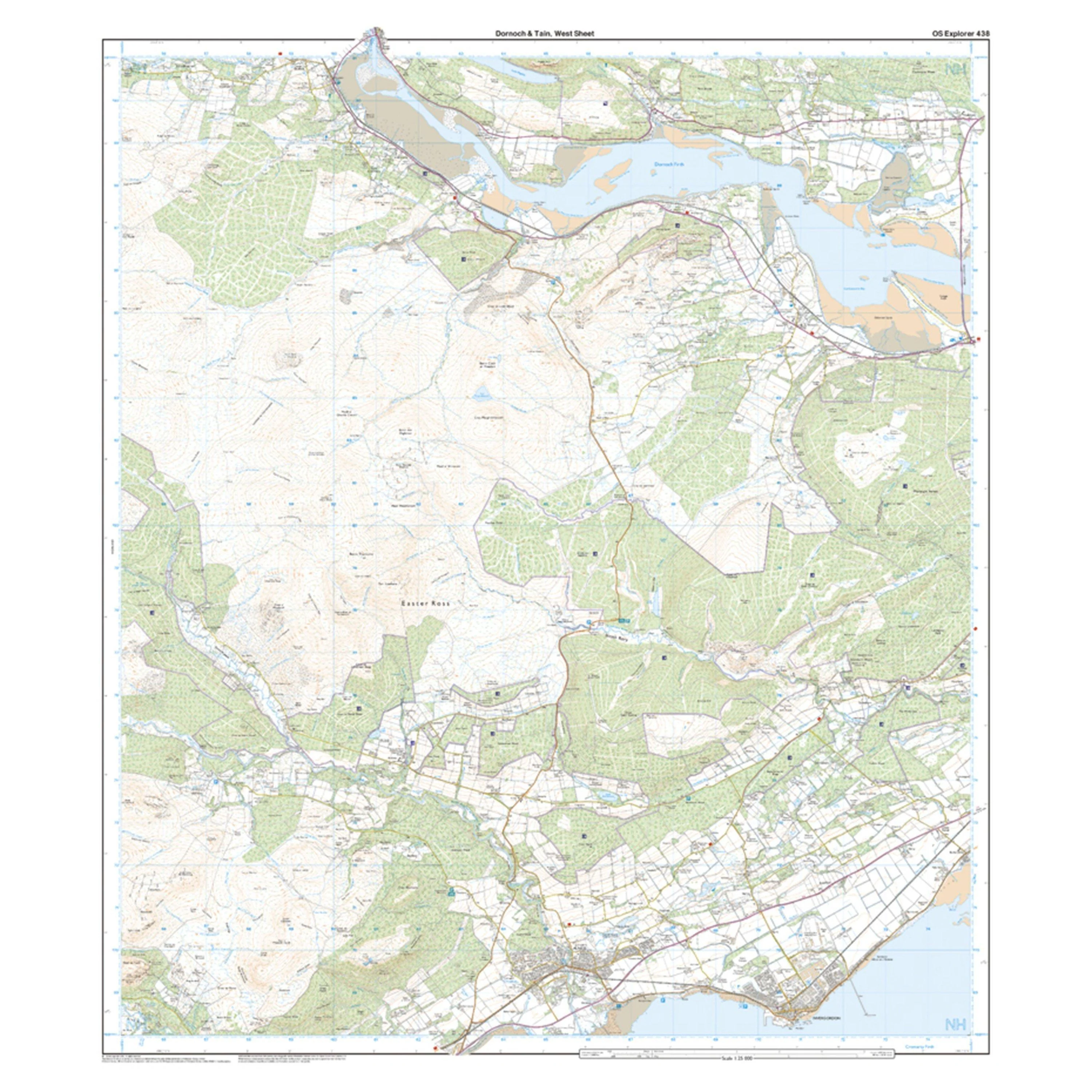 Explorer 438 Dornoch & Tain Map With Digital Version - Image 4