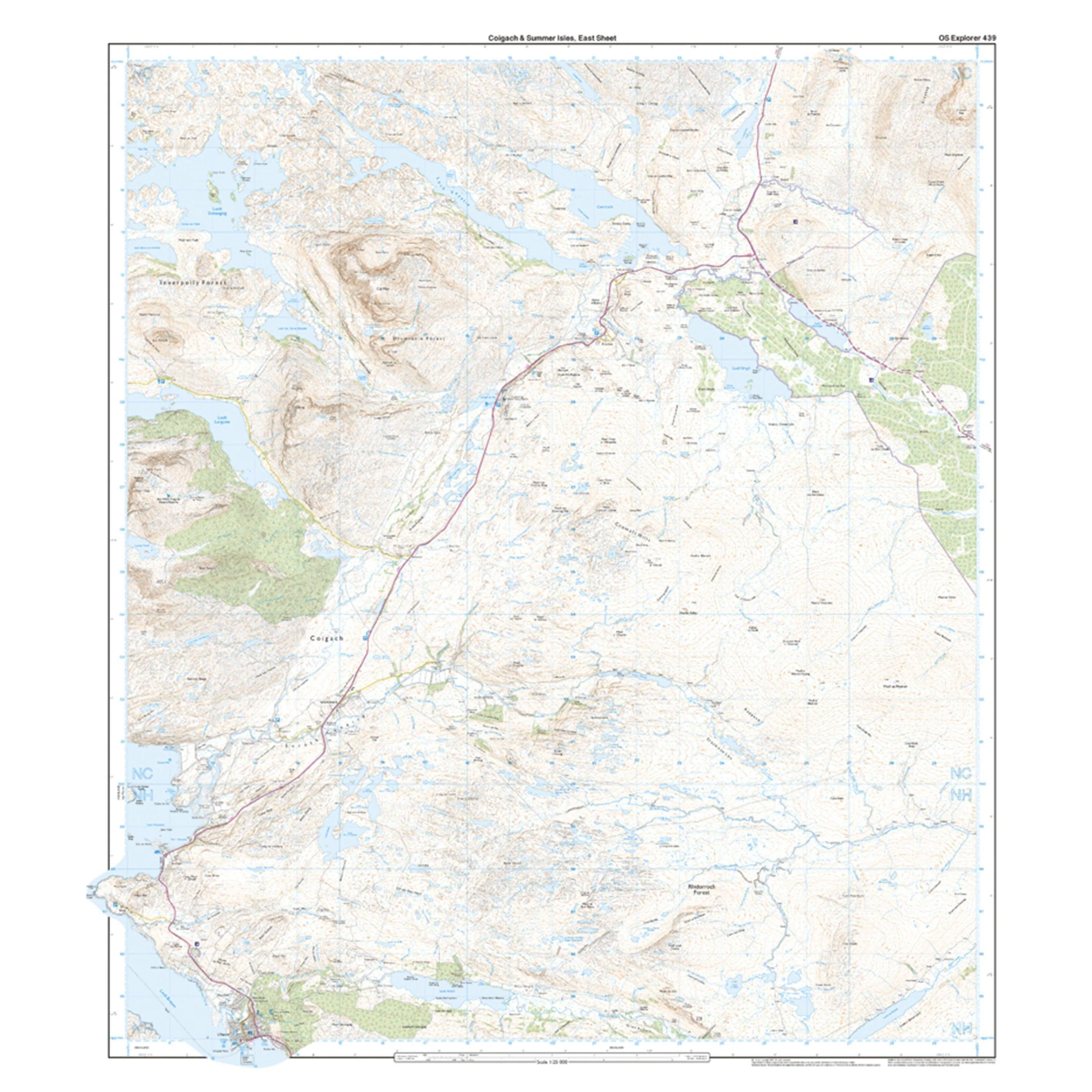 Explorer 439 Coigach & Summer Isles Map With Digital Version - Image 3