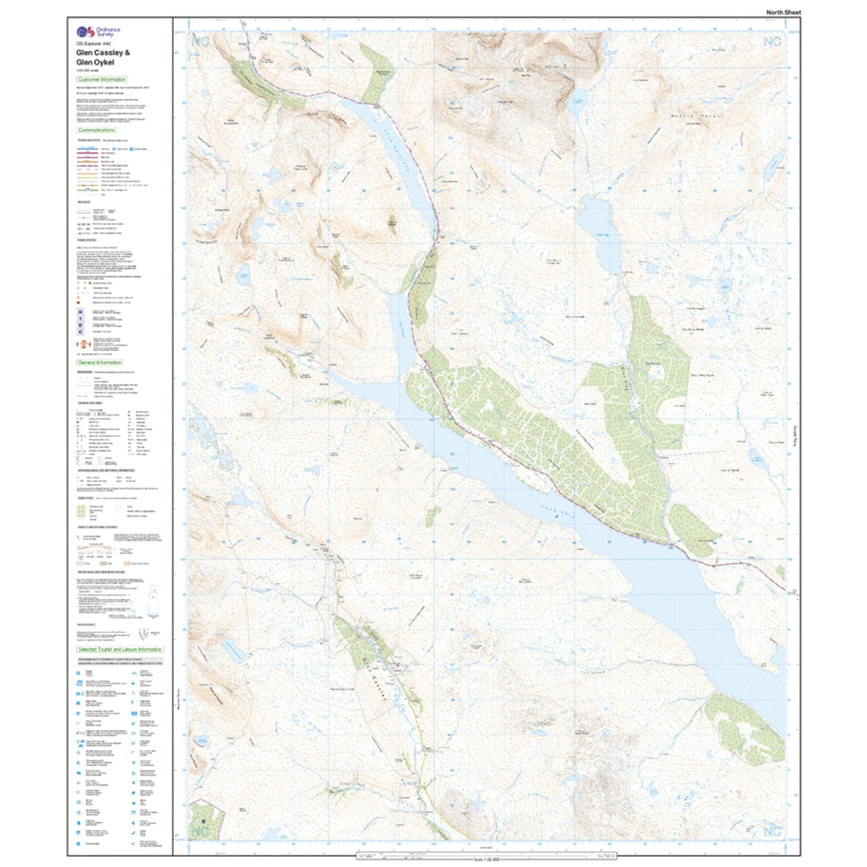 Explorer 440 Glen Cassley  Glen Oykel Map With Digital Version - Image 3