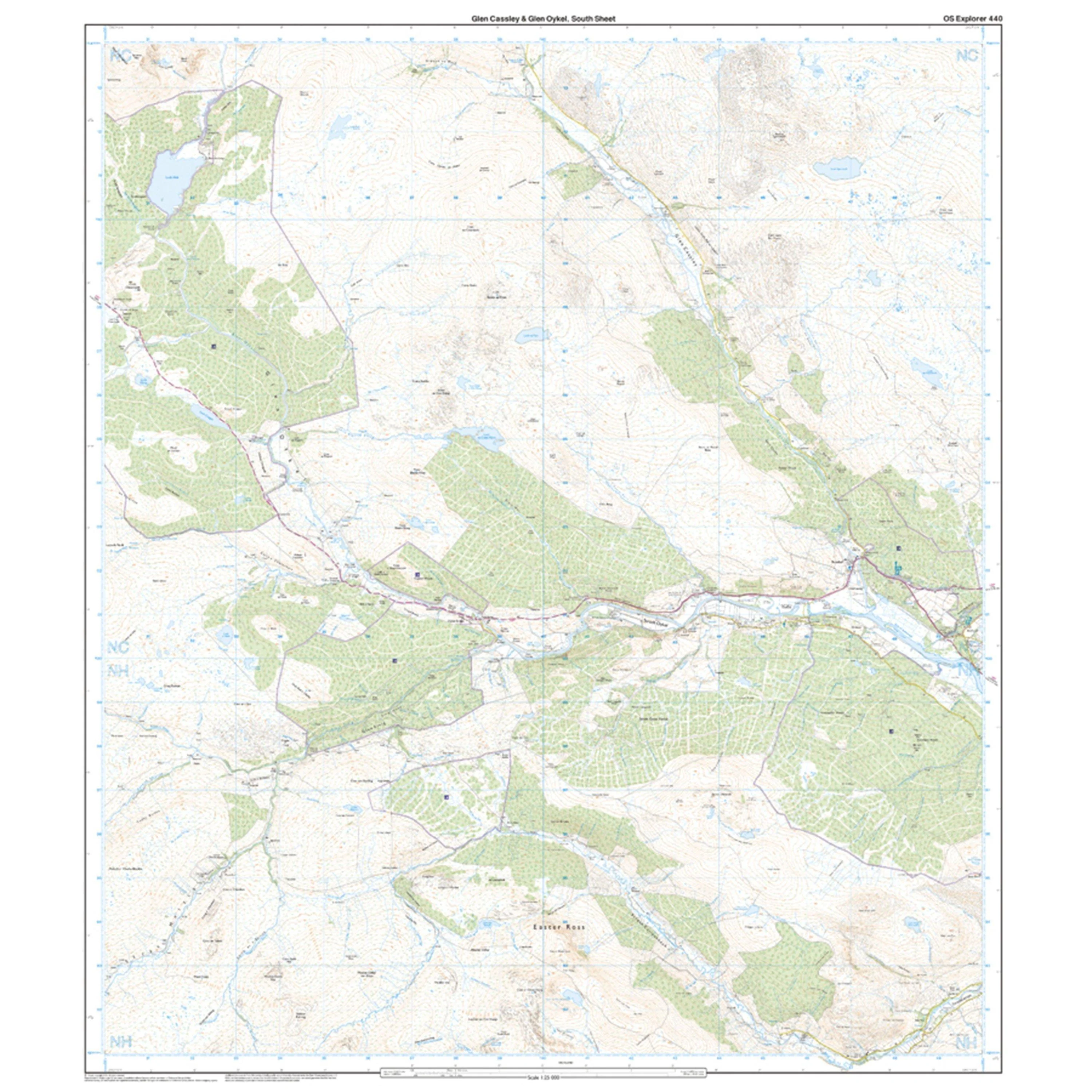 Explorer 440 Glen Cassley  Glen Oykel Map With Digital Version - Image 4