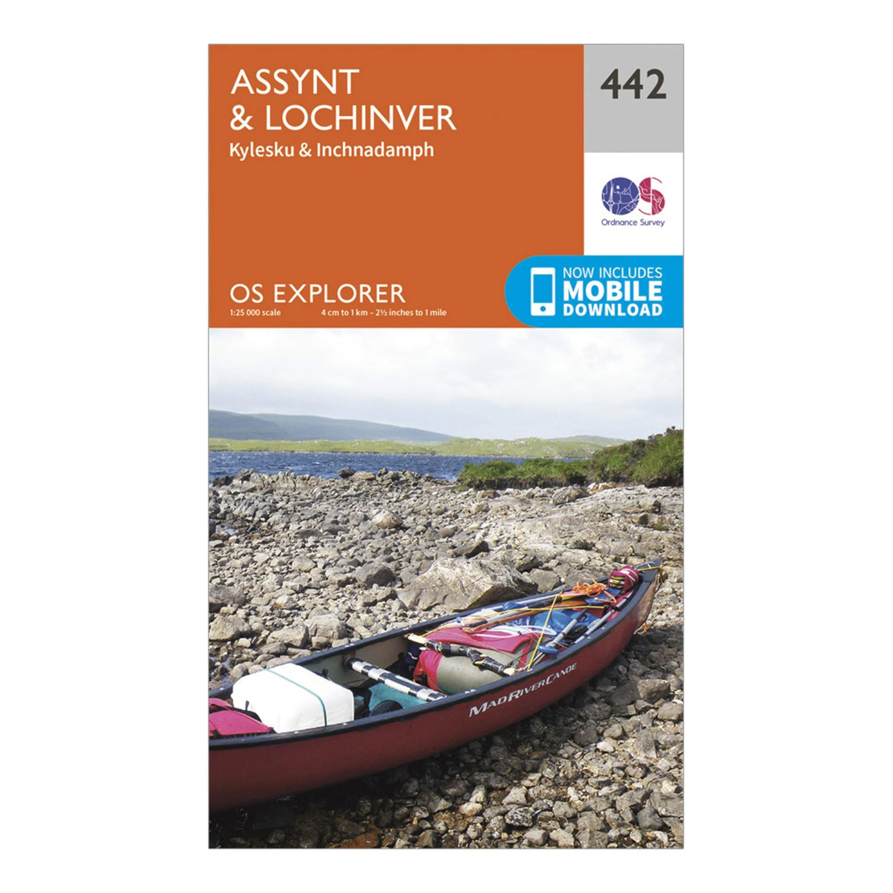 Explorer 442 Assynt & Lochinver Map With Digital Version - Image 5