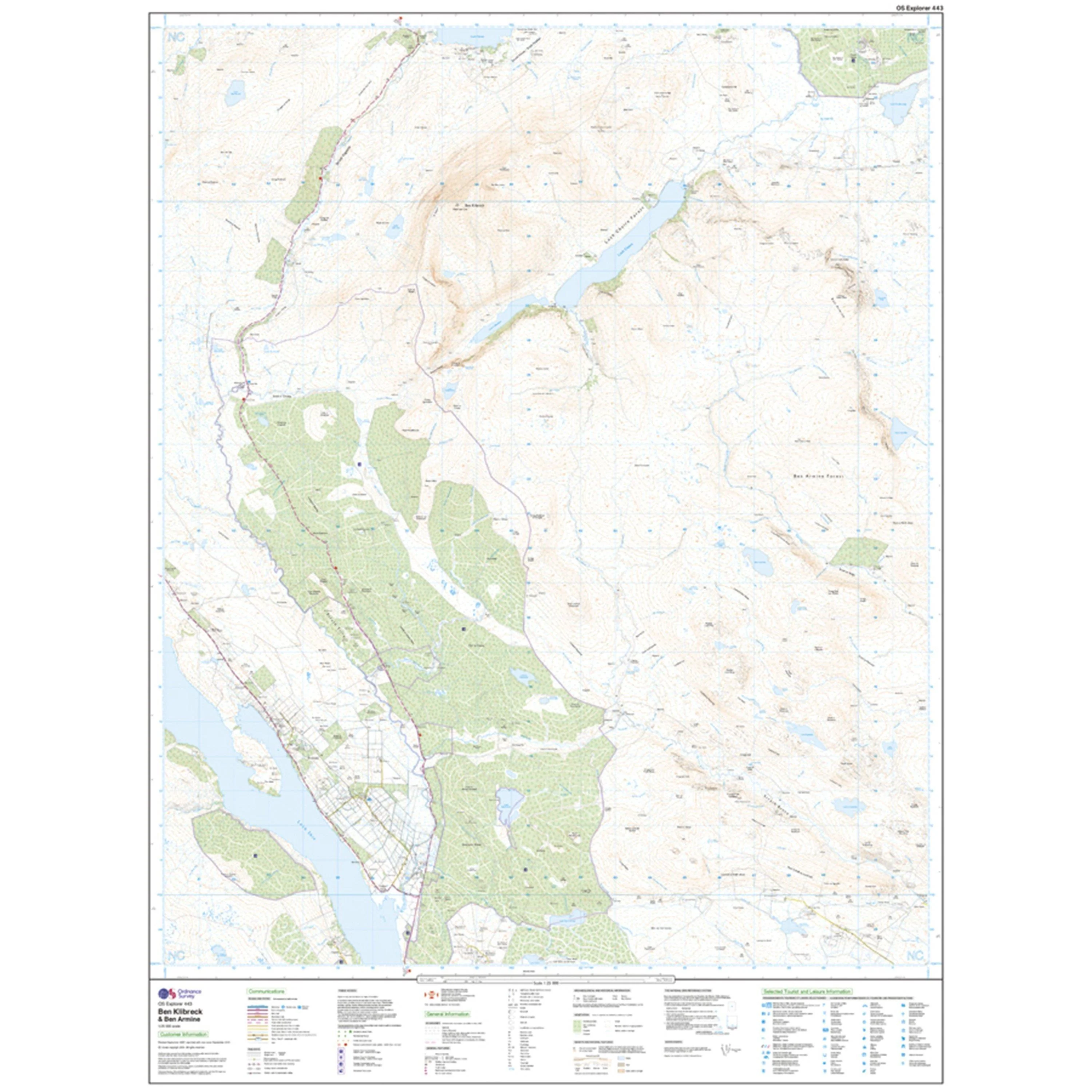 Explorer 443 Ben Klibreck & Ben Armine Map With Digital Version - Image 3