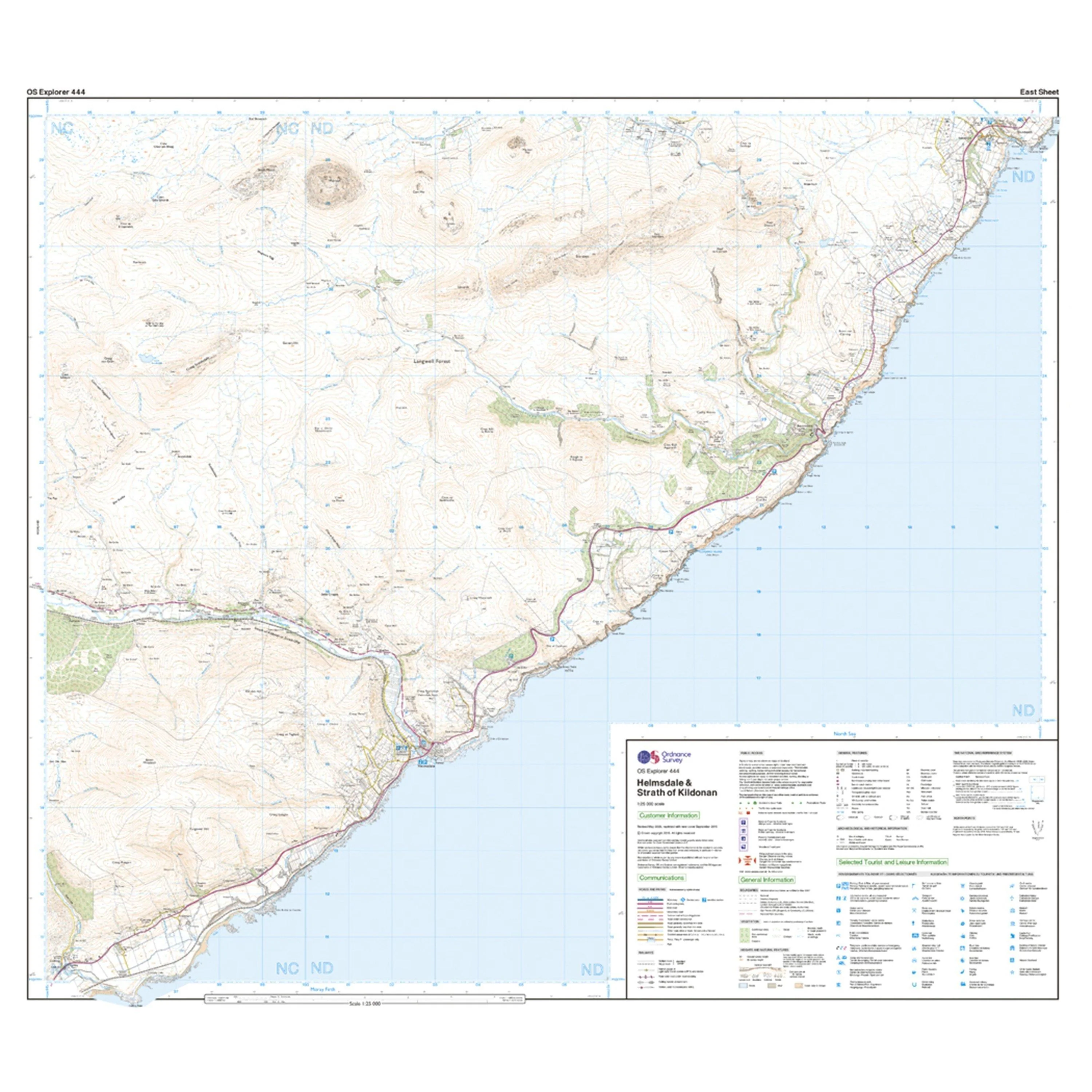 Explorer 444 Helmsdale & Strath of Kildonan Map With Digital Version - Image 3