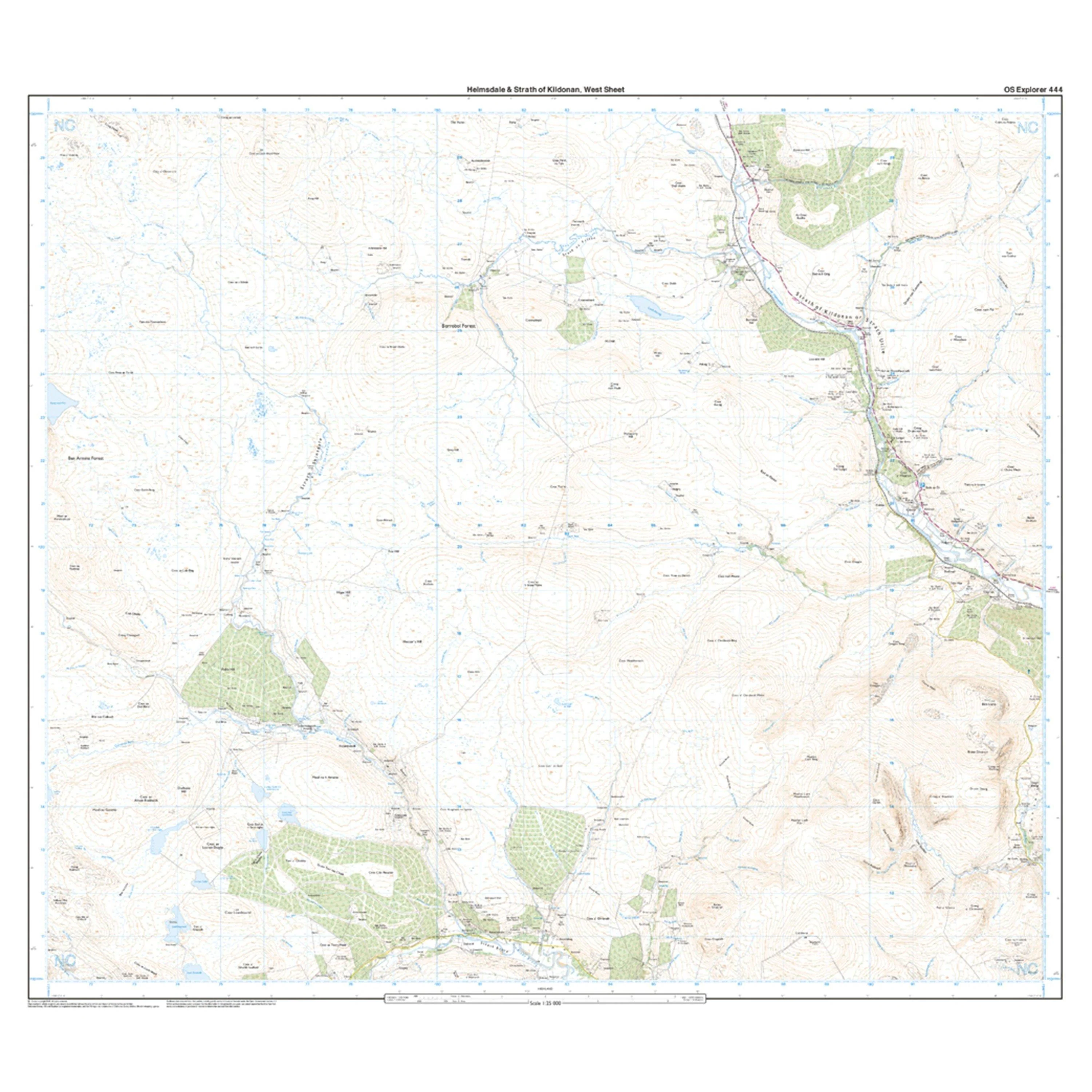 Explorer 444 Helmsdale & Strath of Kildonan Map With Digital Version - Image 4