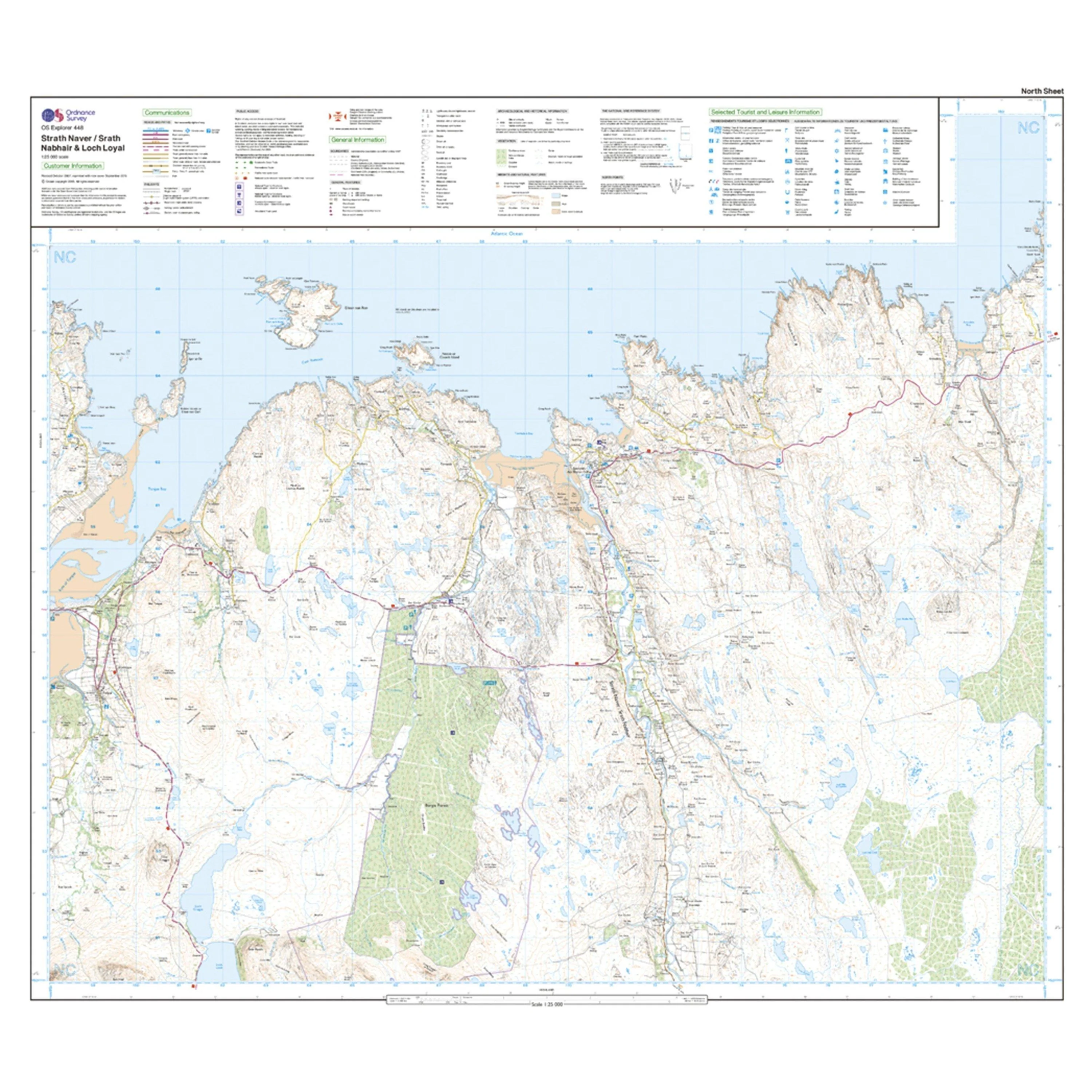 Explorer 448 Strath Naver & Loch Loyal Map With Digital Version - Image 3