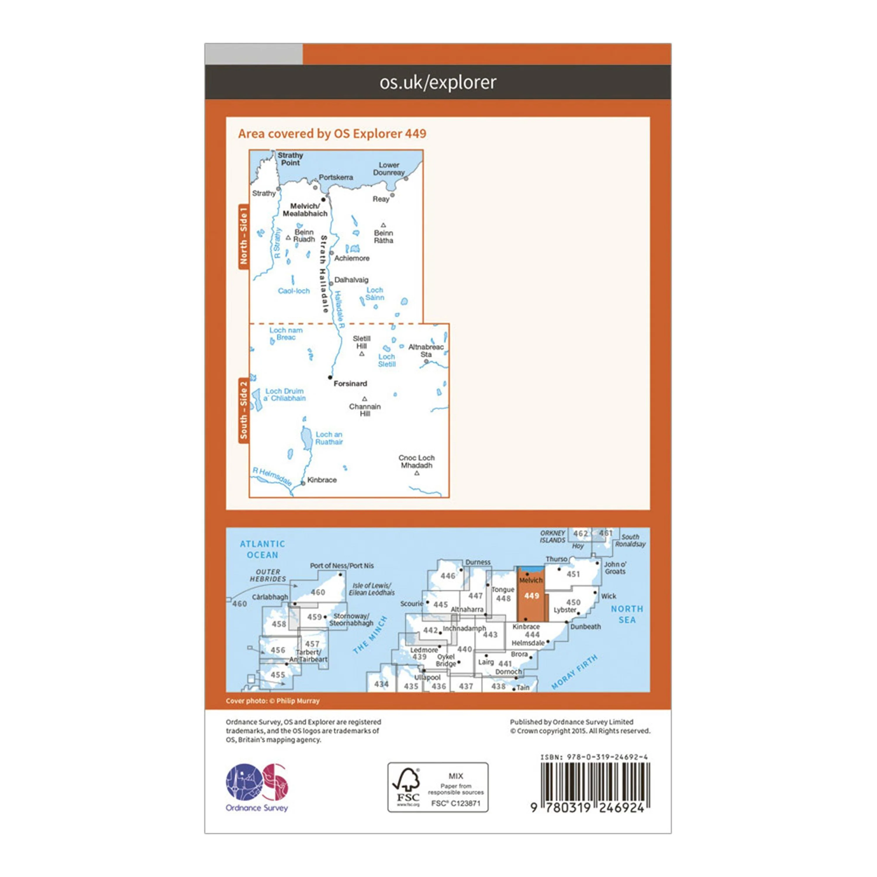 Explorer 449 Strath Halladale & Strathy Point Map With Digital Version - Image 2