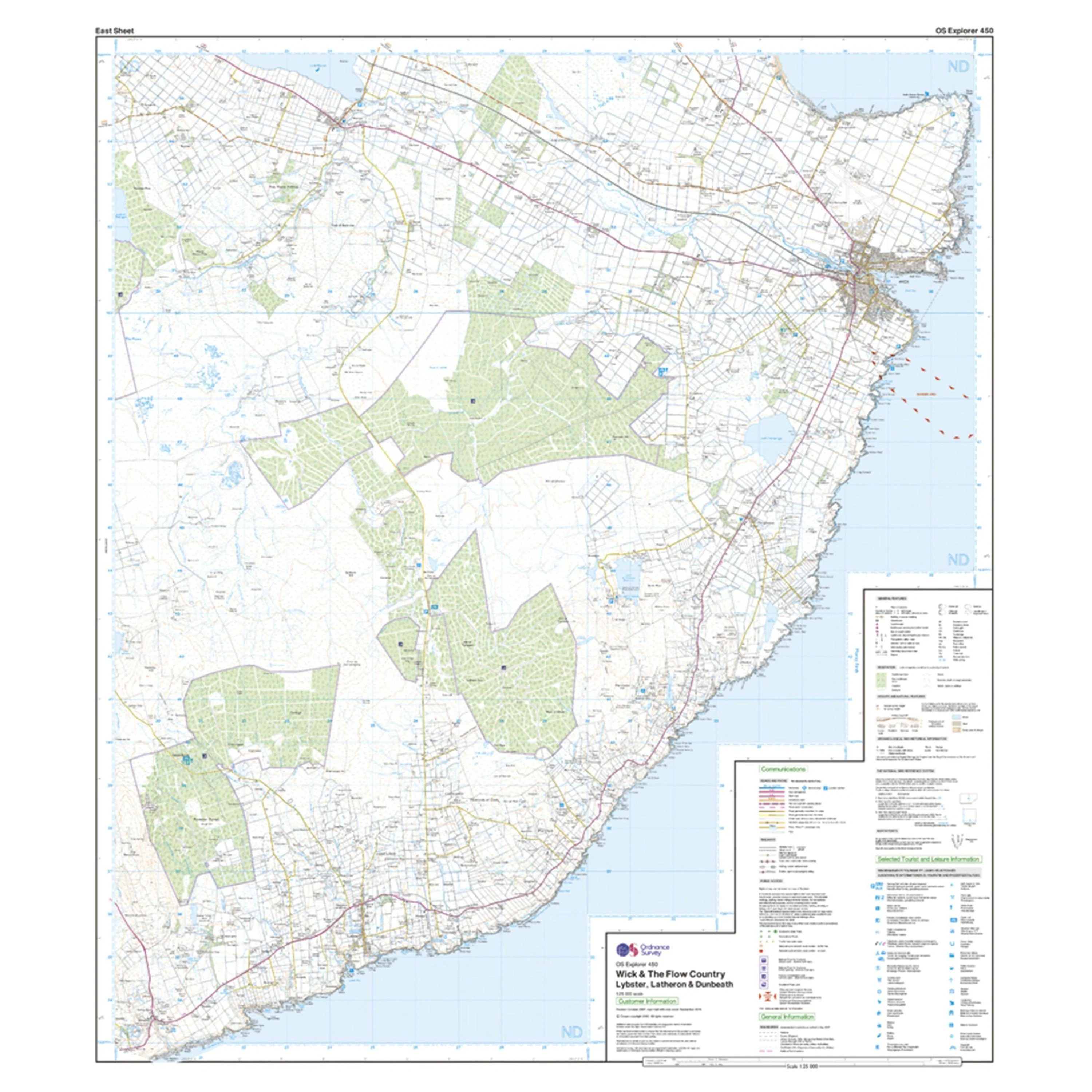Explorer 450 Wick & The Flow Country Map With Digital Version - Image 3