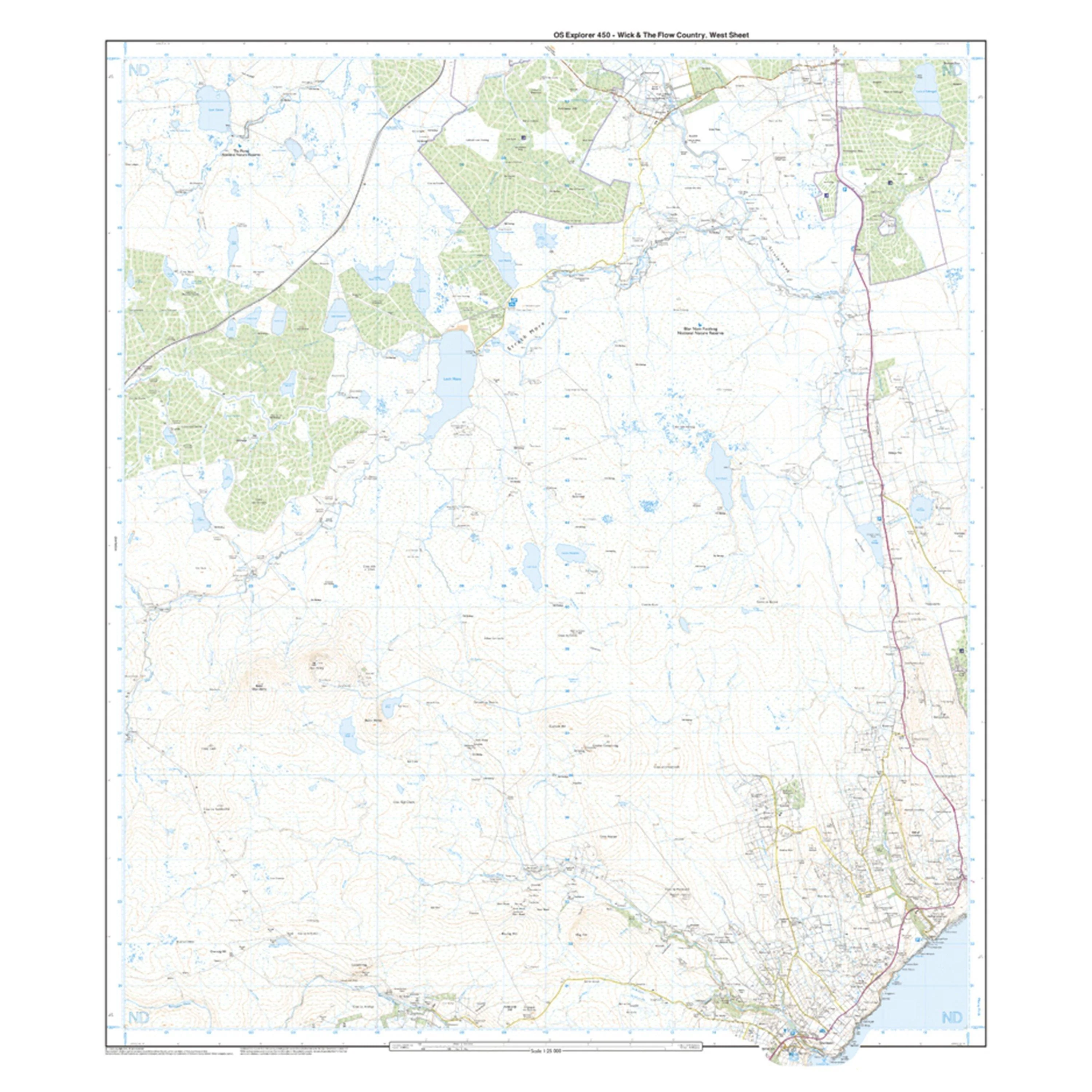 Explorer 450 Wick & The Flow Country Map With Digital Version - Image 4
