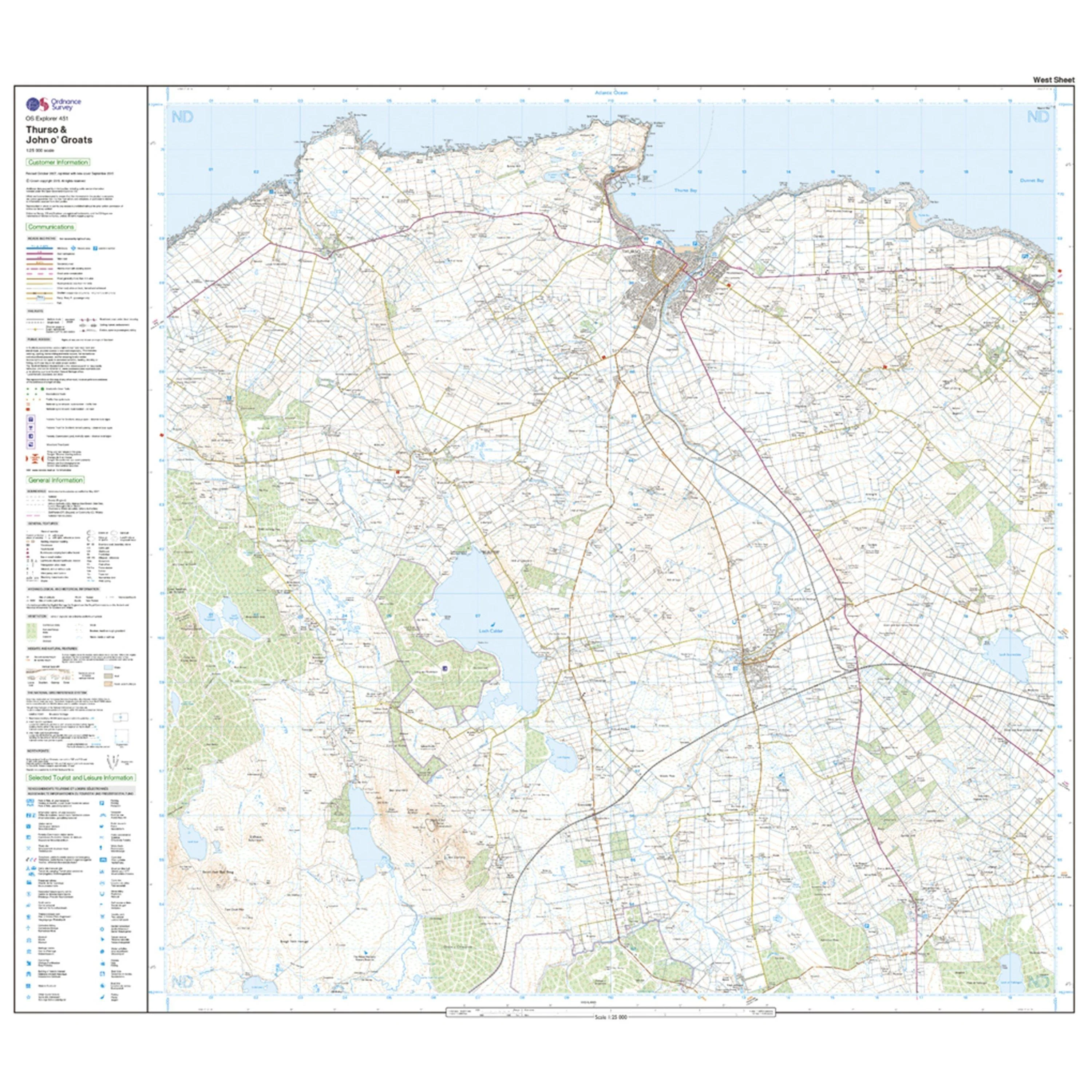 Explorer 451 Thurso & John O'Groats Map With Digital Version - Image 4