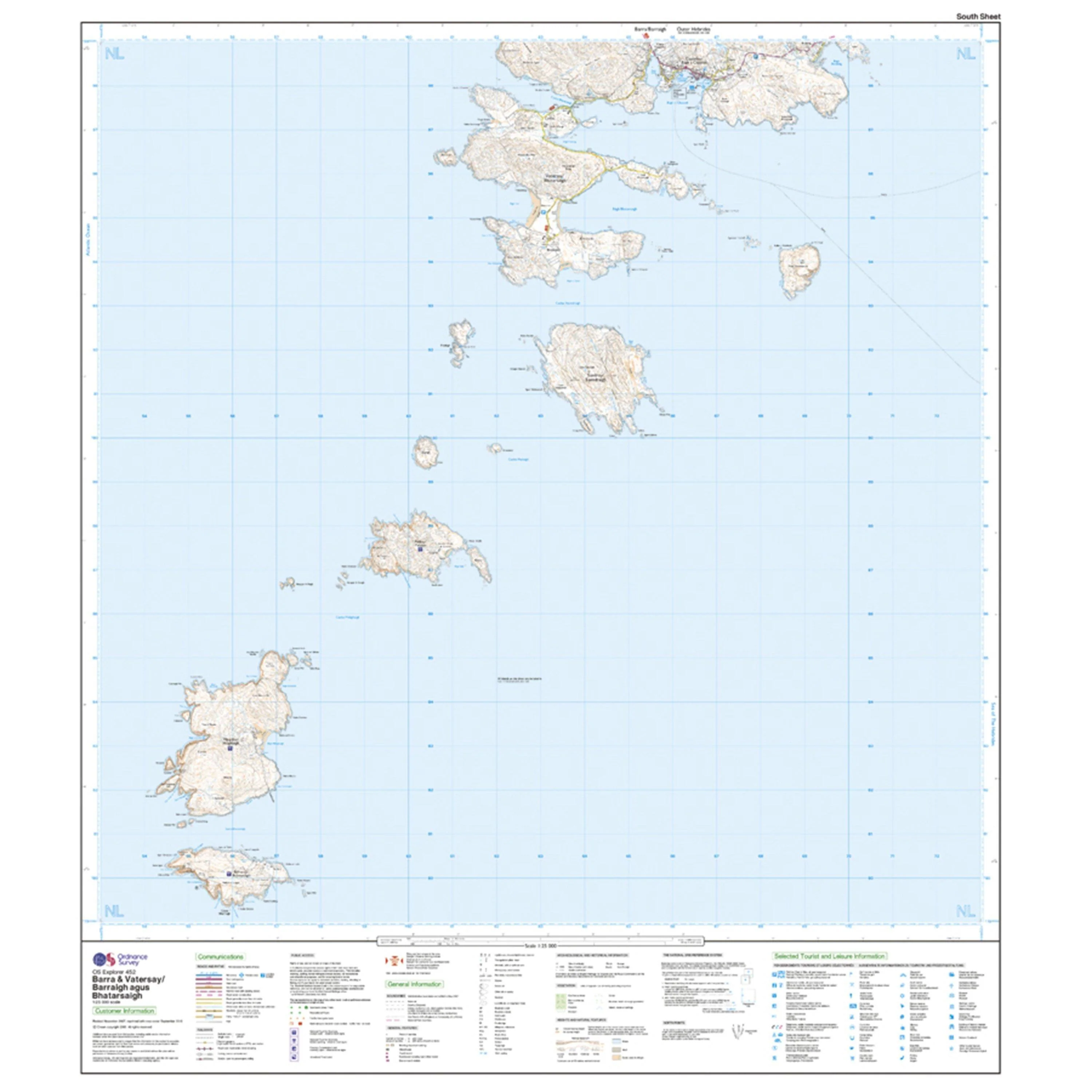 Explorer 452 Barra & Vatersay Map With Digital Version - Image 4